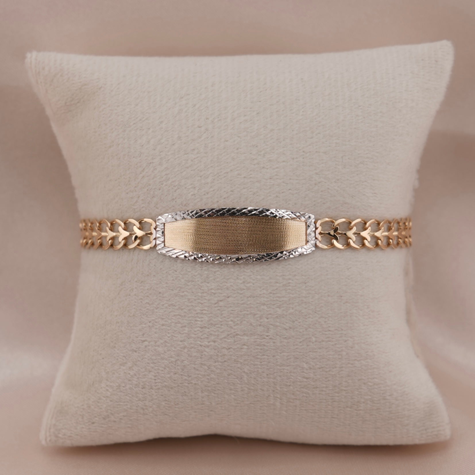 14k Gold Kid’s Petatillo ID Bracelet 6mm
