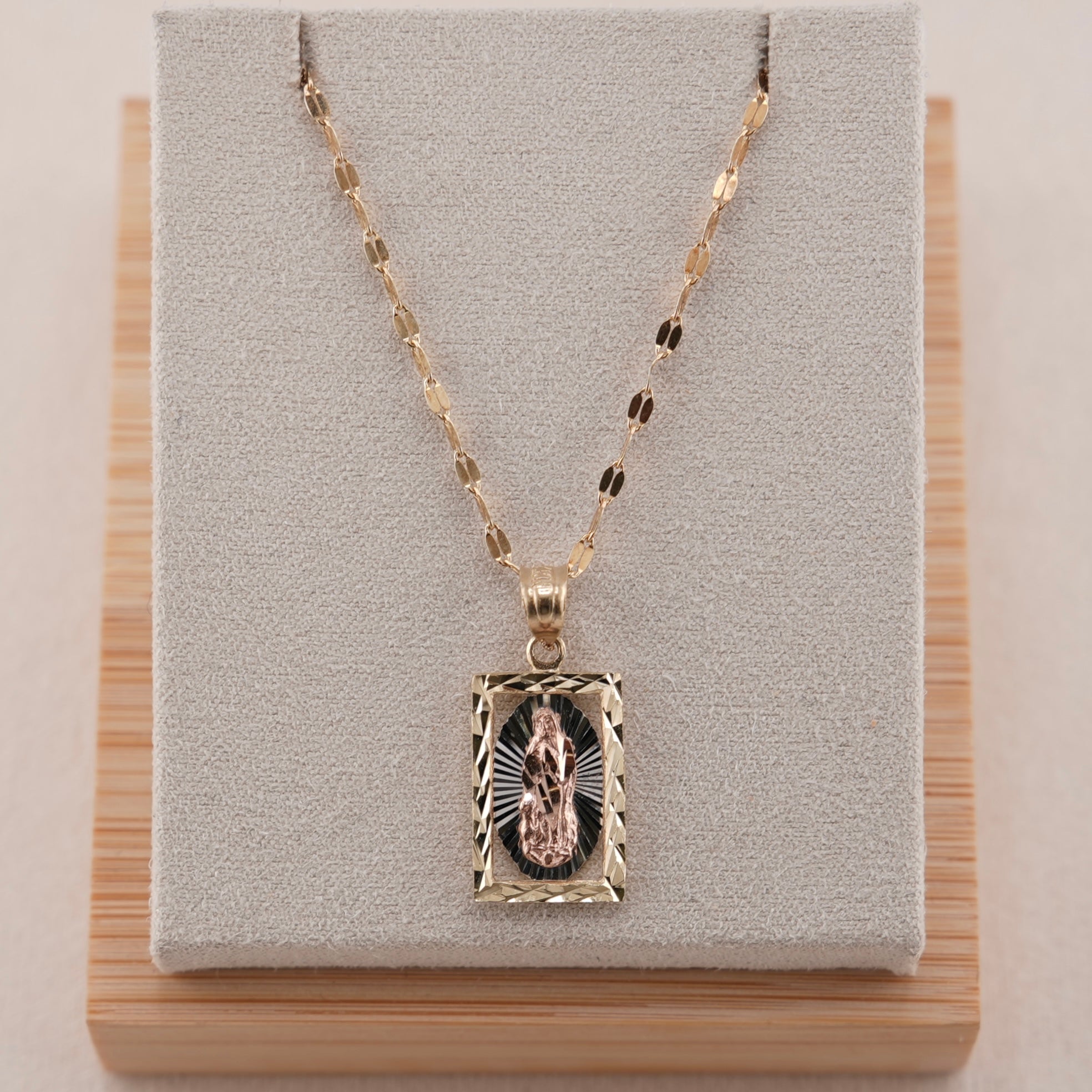 14k Gold Virgencita Chain Set