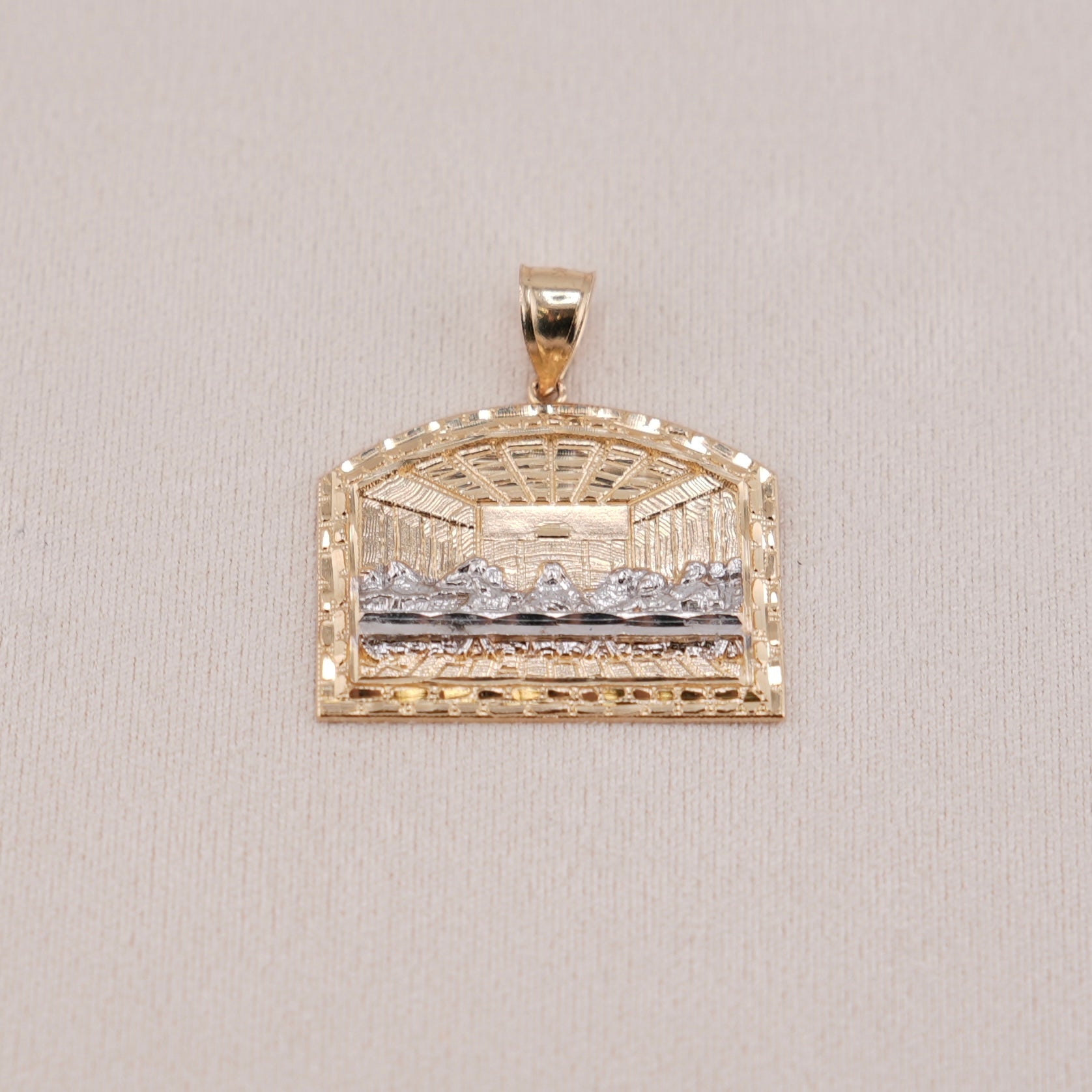 14k Gold Last Supper Pendant