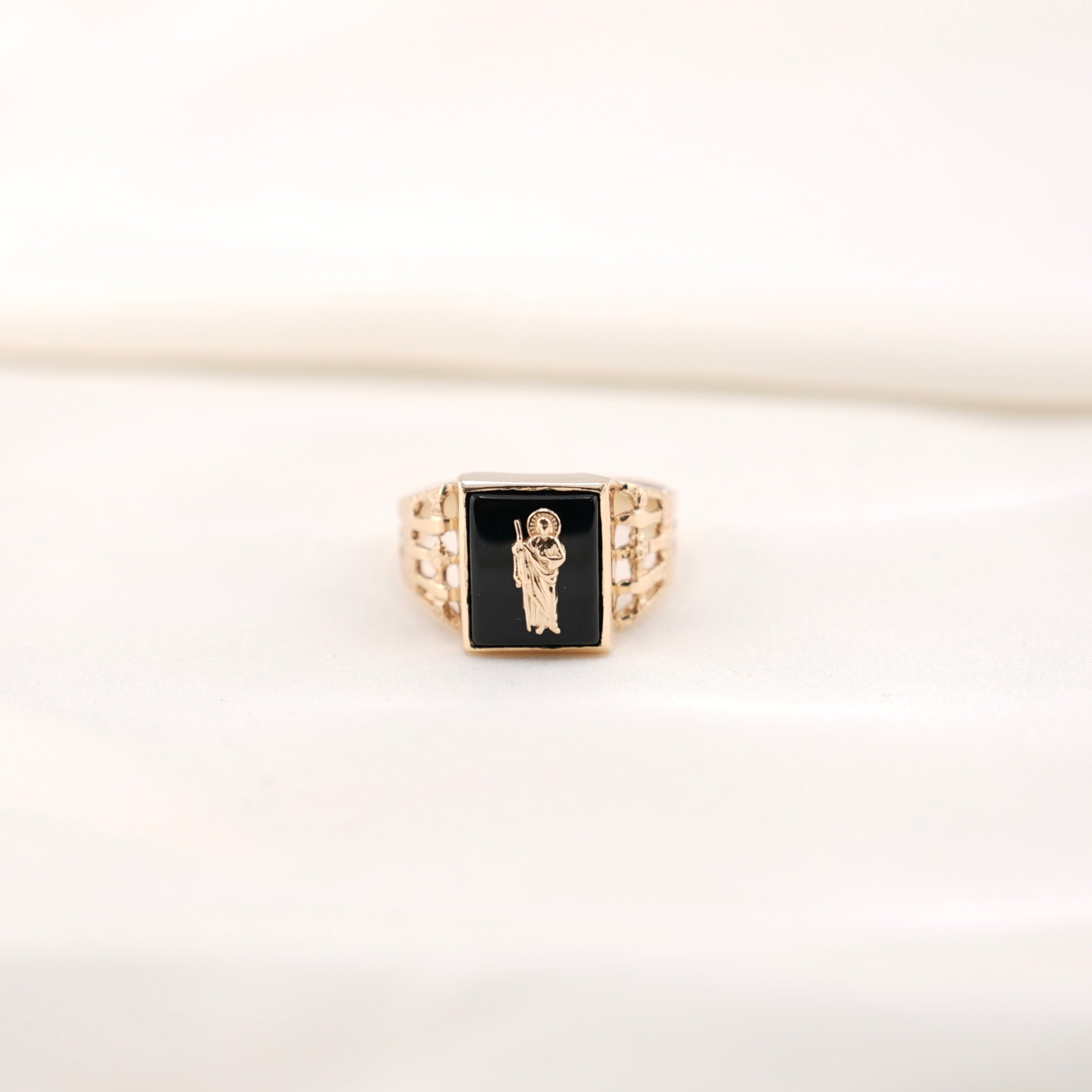 14k Gold San Judas Ring