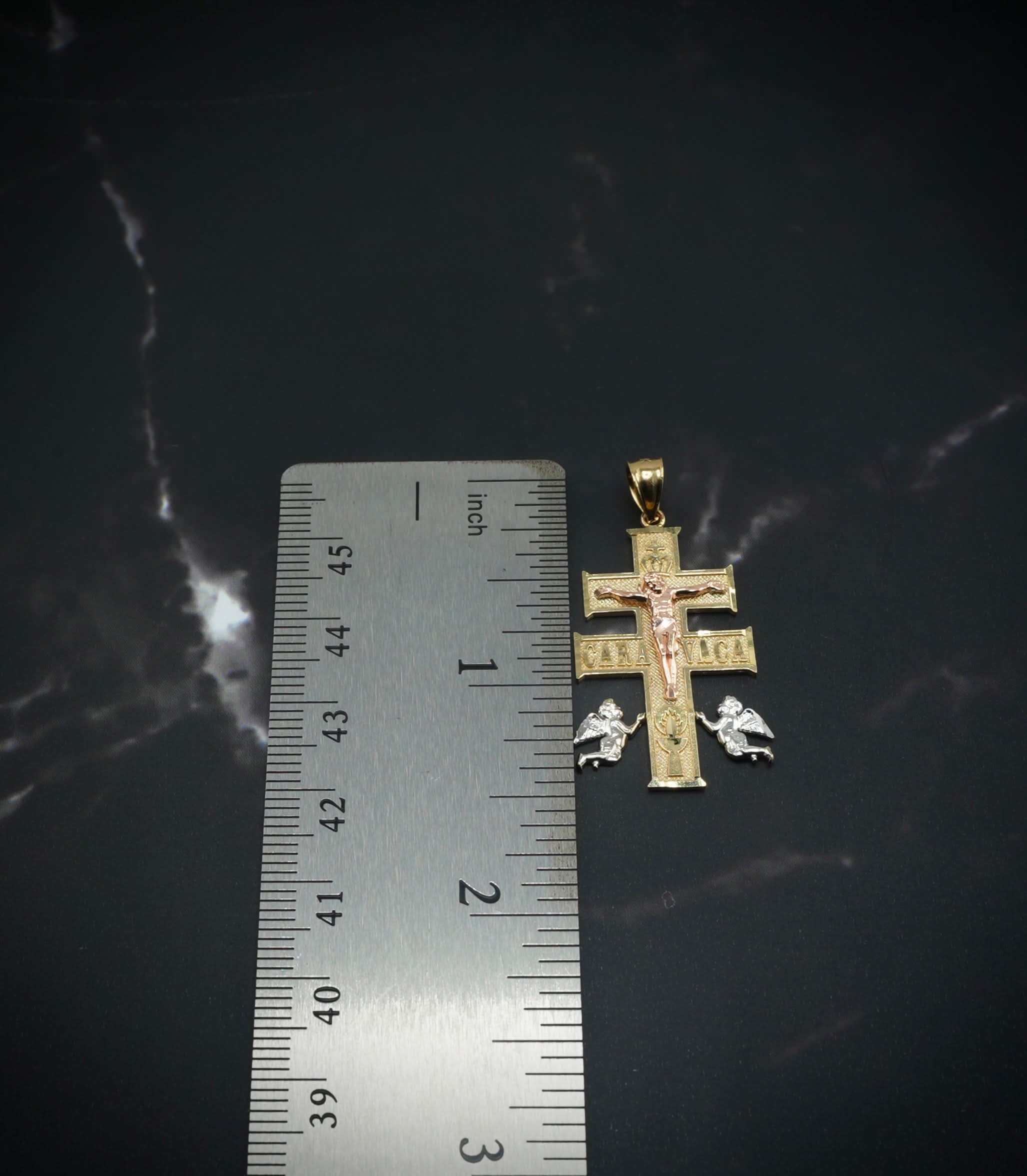 14k Gold Cross Pendant or Chain Set