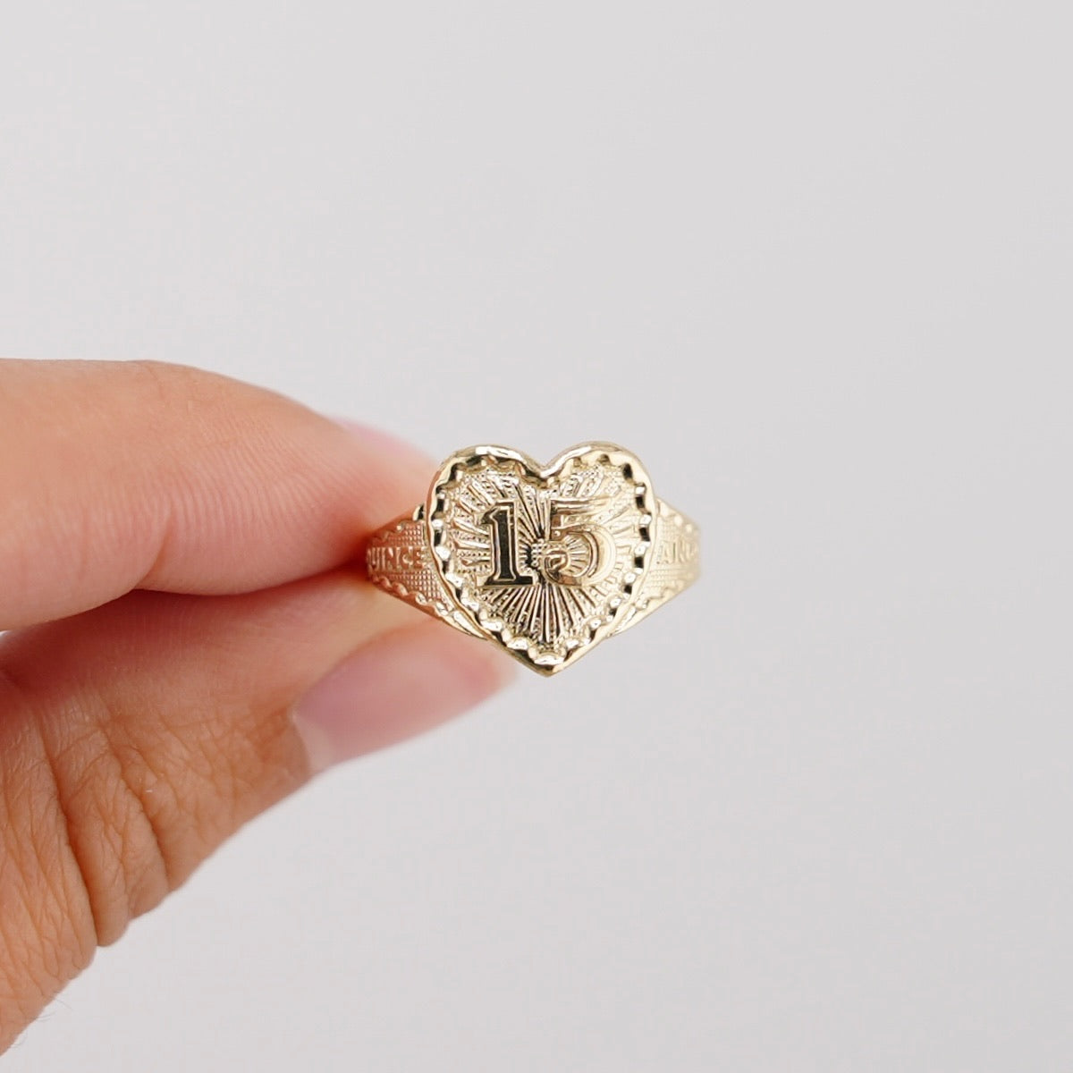 14k Gold Quince Ring