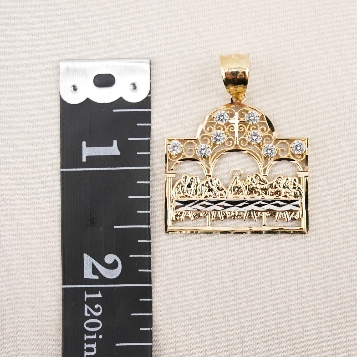 14k Gold Last Supper Chain Set