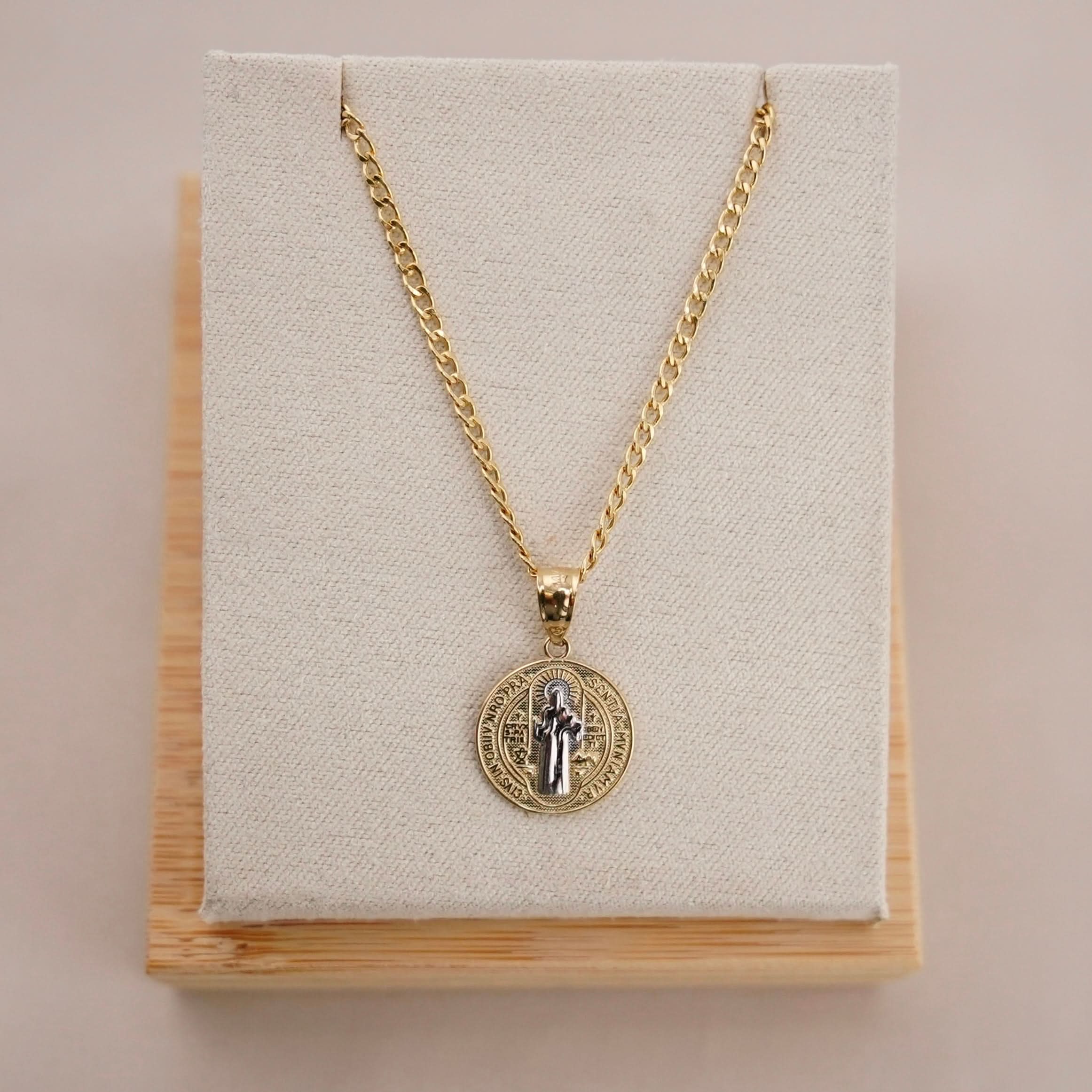 14k Gold Mini San Benito Chain Set