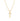 14k Gold Cross Chain Set . PT-