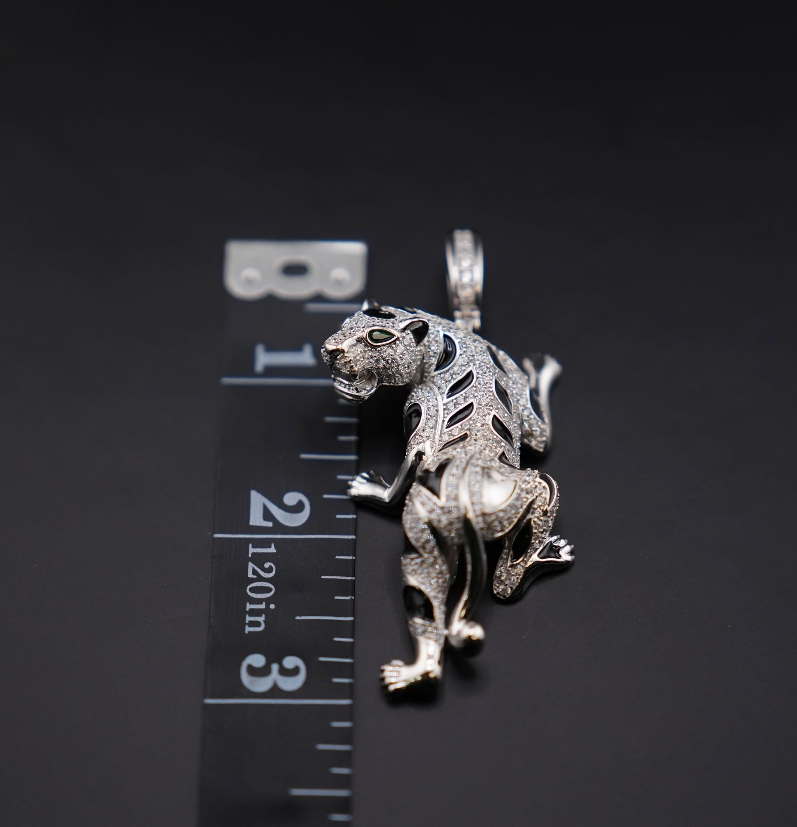 Silver 925 Cheetah Pendant or Chain Set