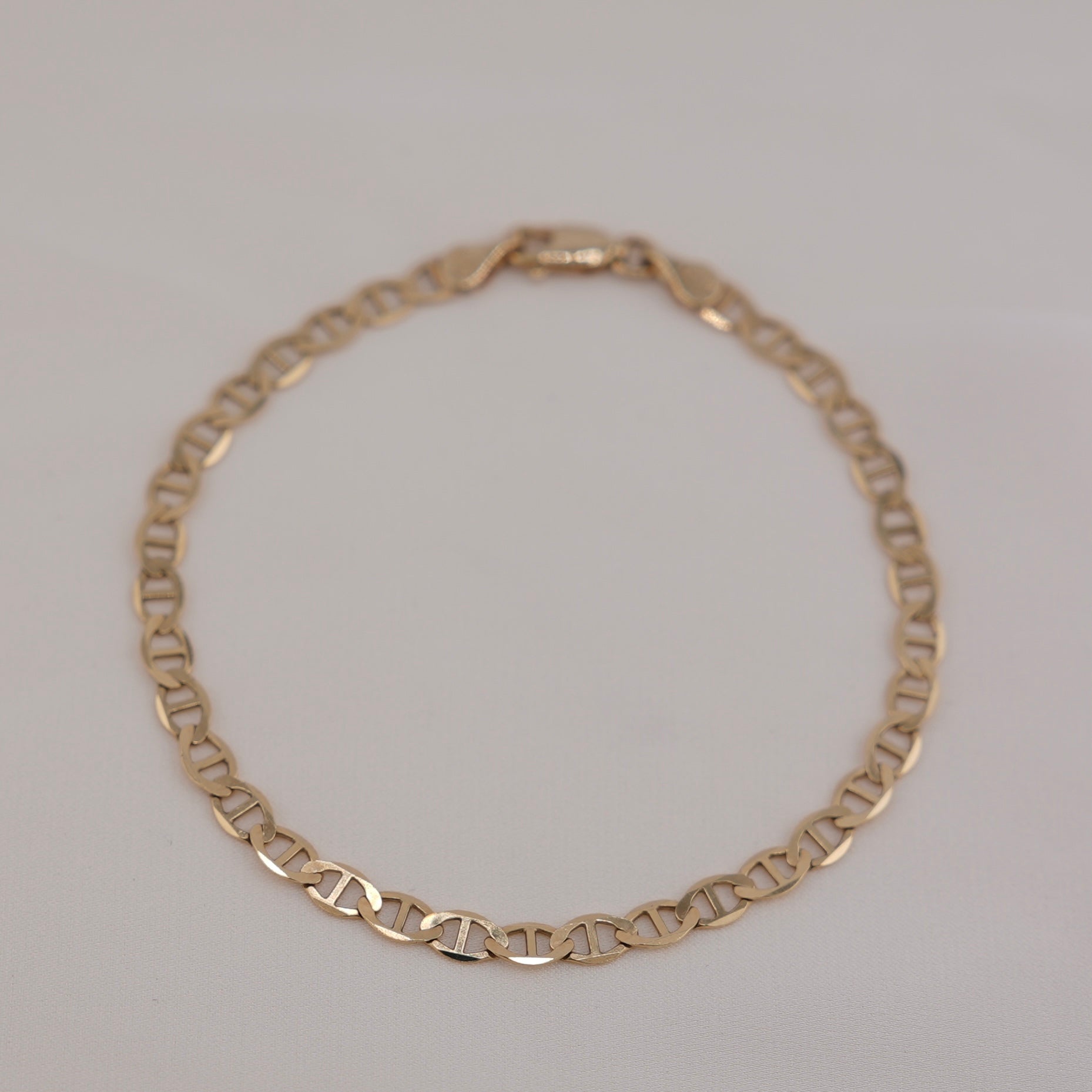 14k Gold Solid Marnier Bracelet
