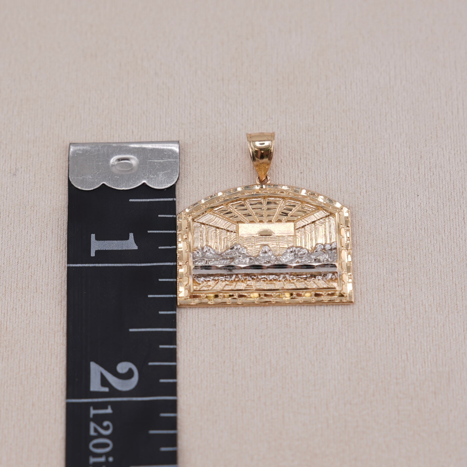 14k Gold Last Supper Pendant