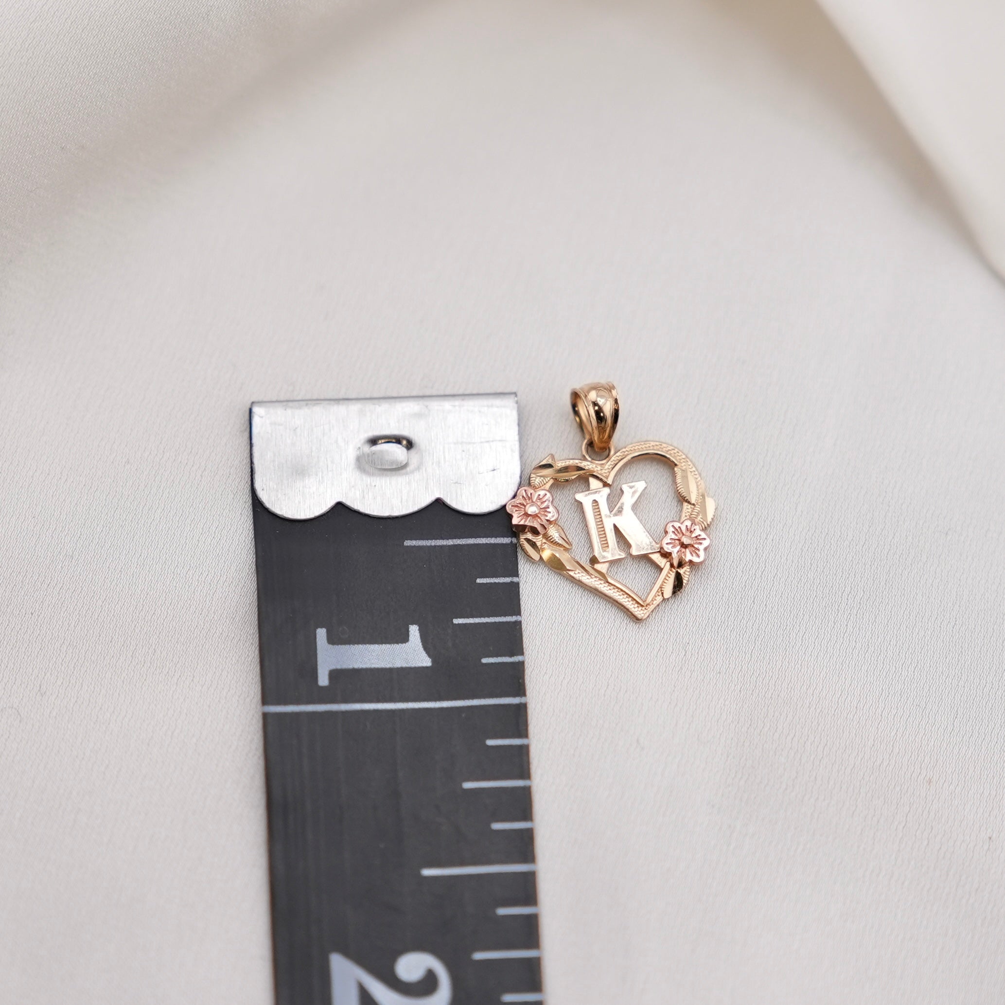 14k Gold Initial Chain Set