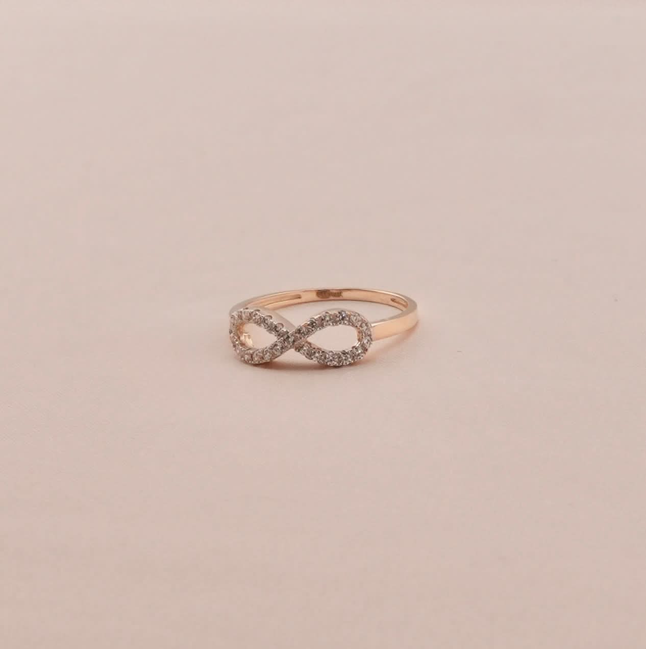 14K Gold infinity Women’s Ring