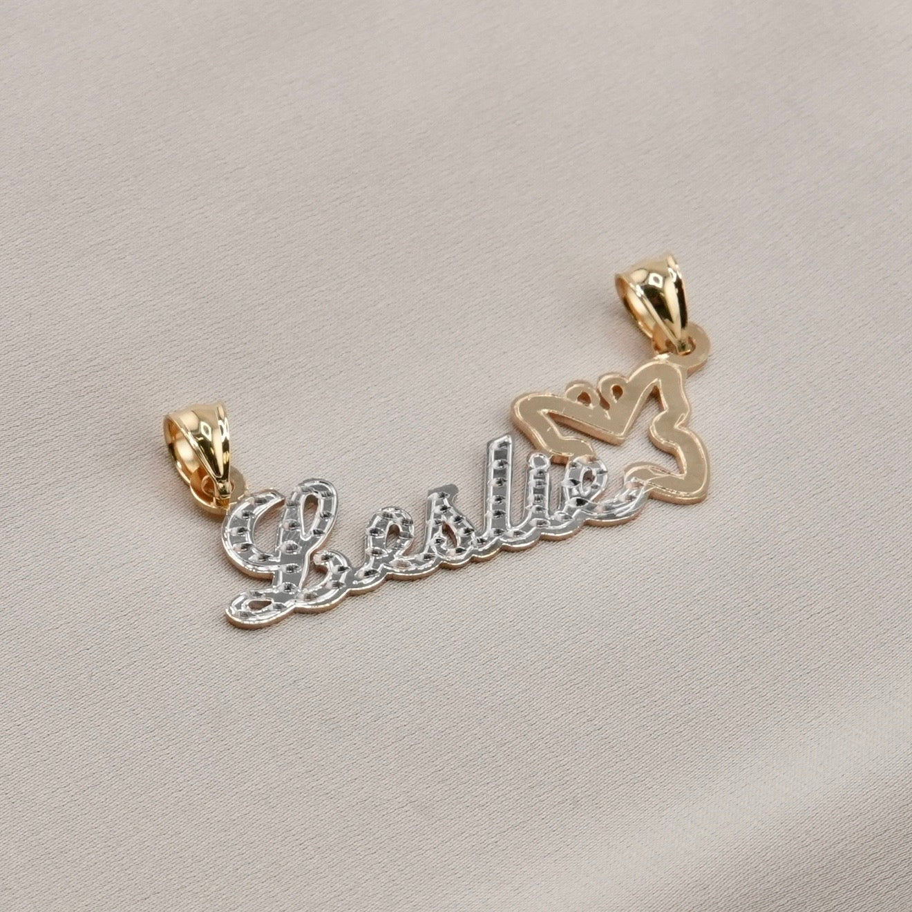 14k Gold Custom Name Plate