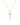 14K Gold Cross Chain Set . PT-0849