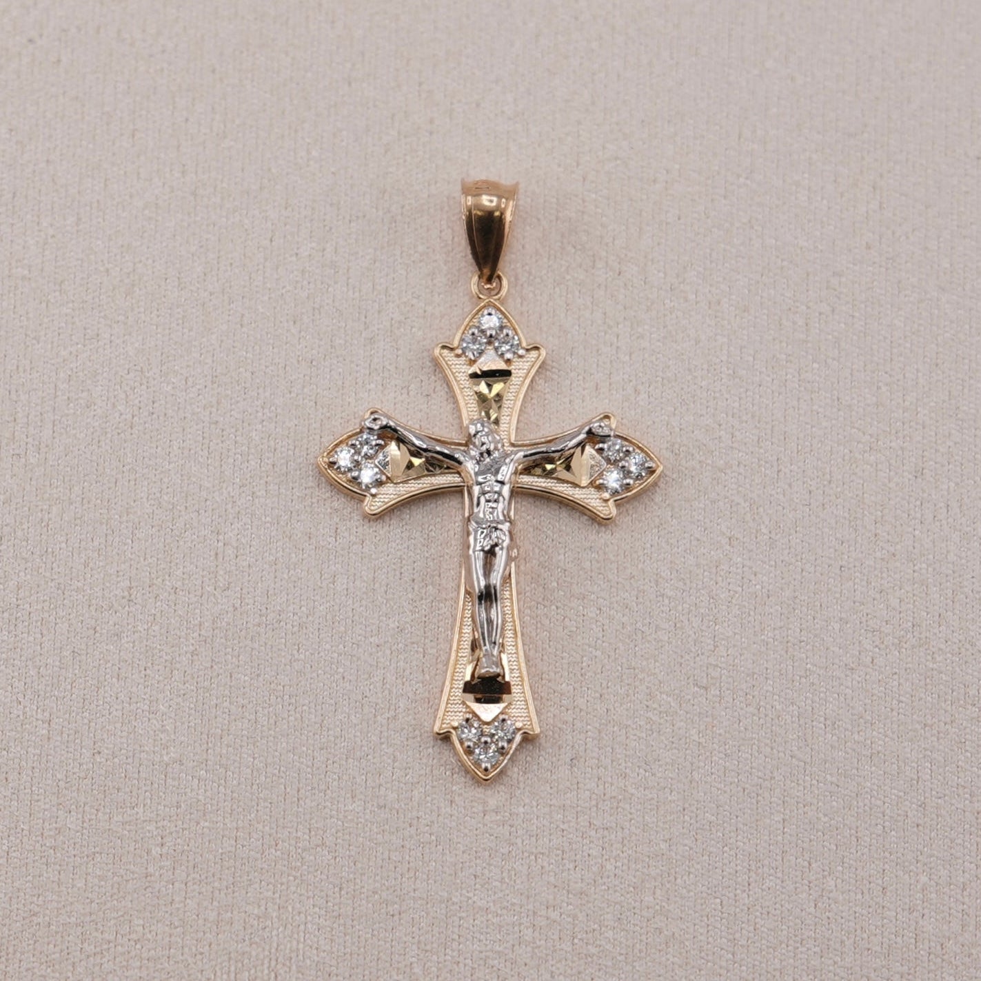 14k Gold Cross Pendant