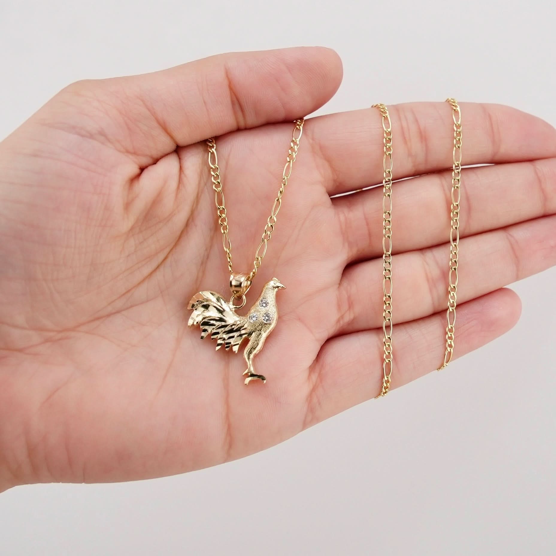14k Gold Small Gallo Chain Set