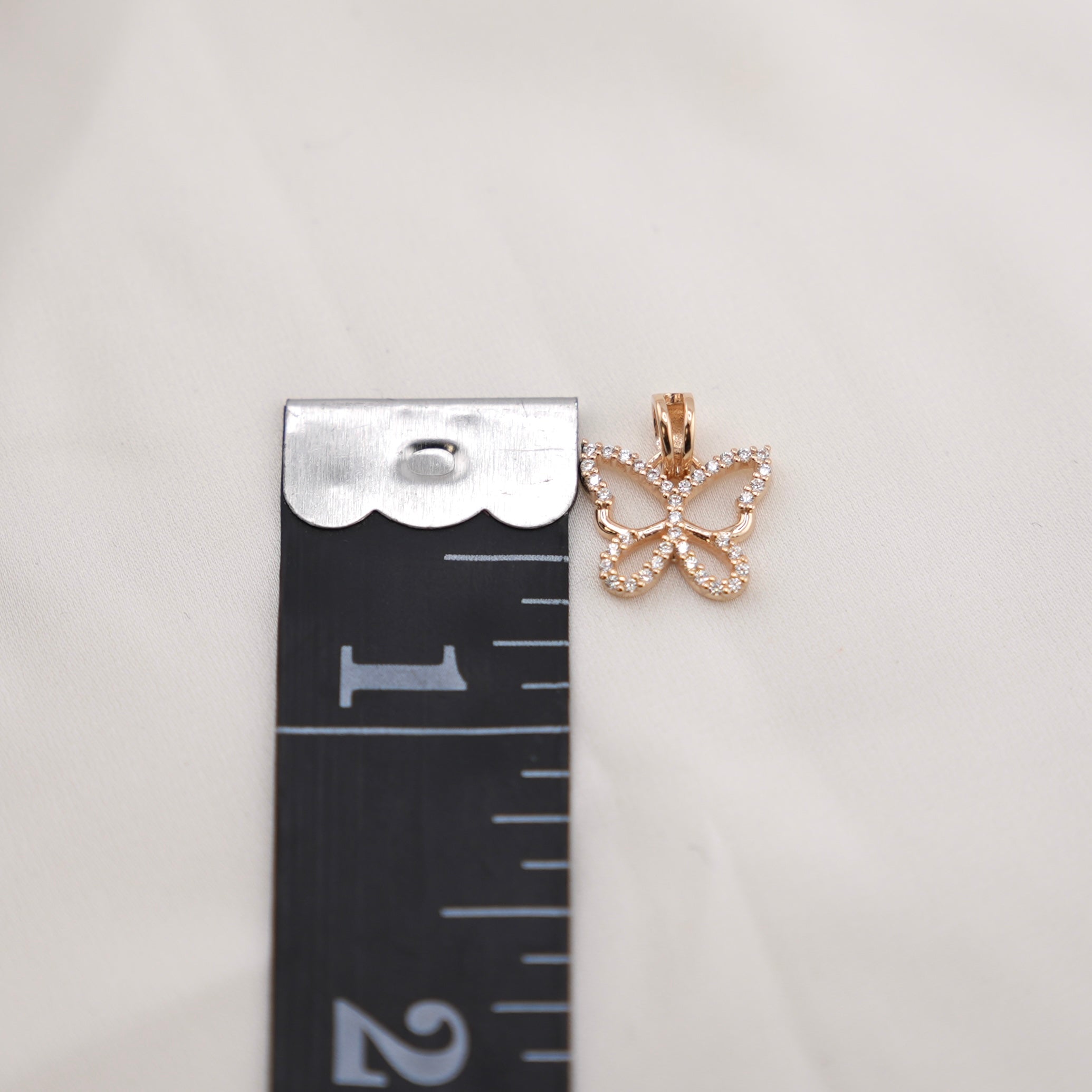 14k Gold Buttefly Chain Set