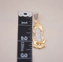 14k Gold Medium Virgencita Pendant
