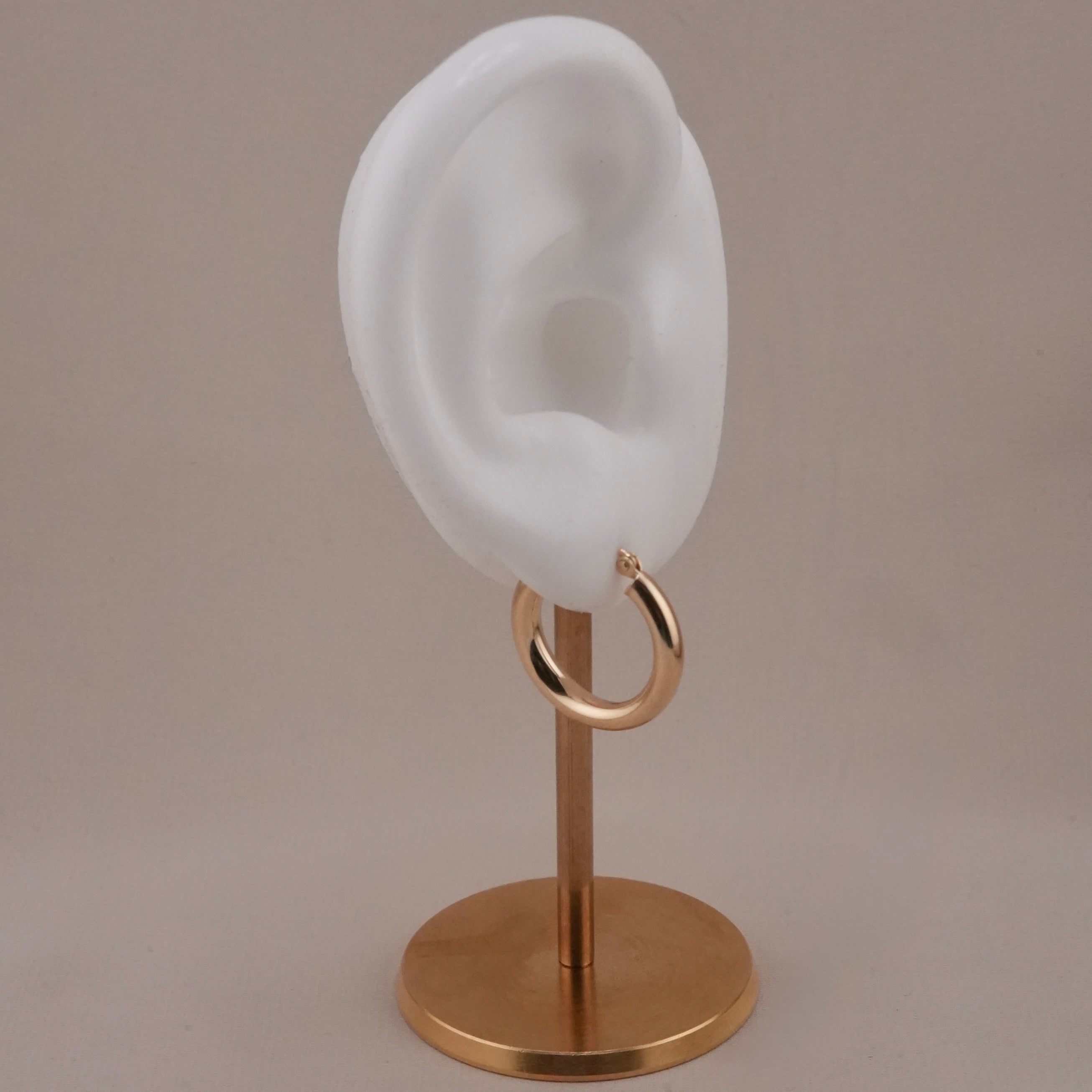 14k Gold Small Hoop Earrings