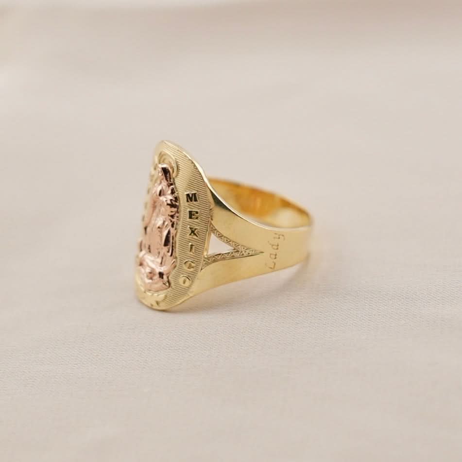 14k Gold Virgencita Ring