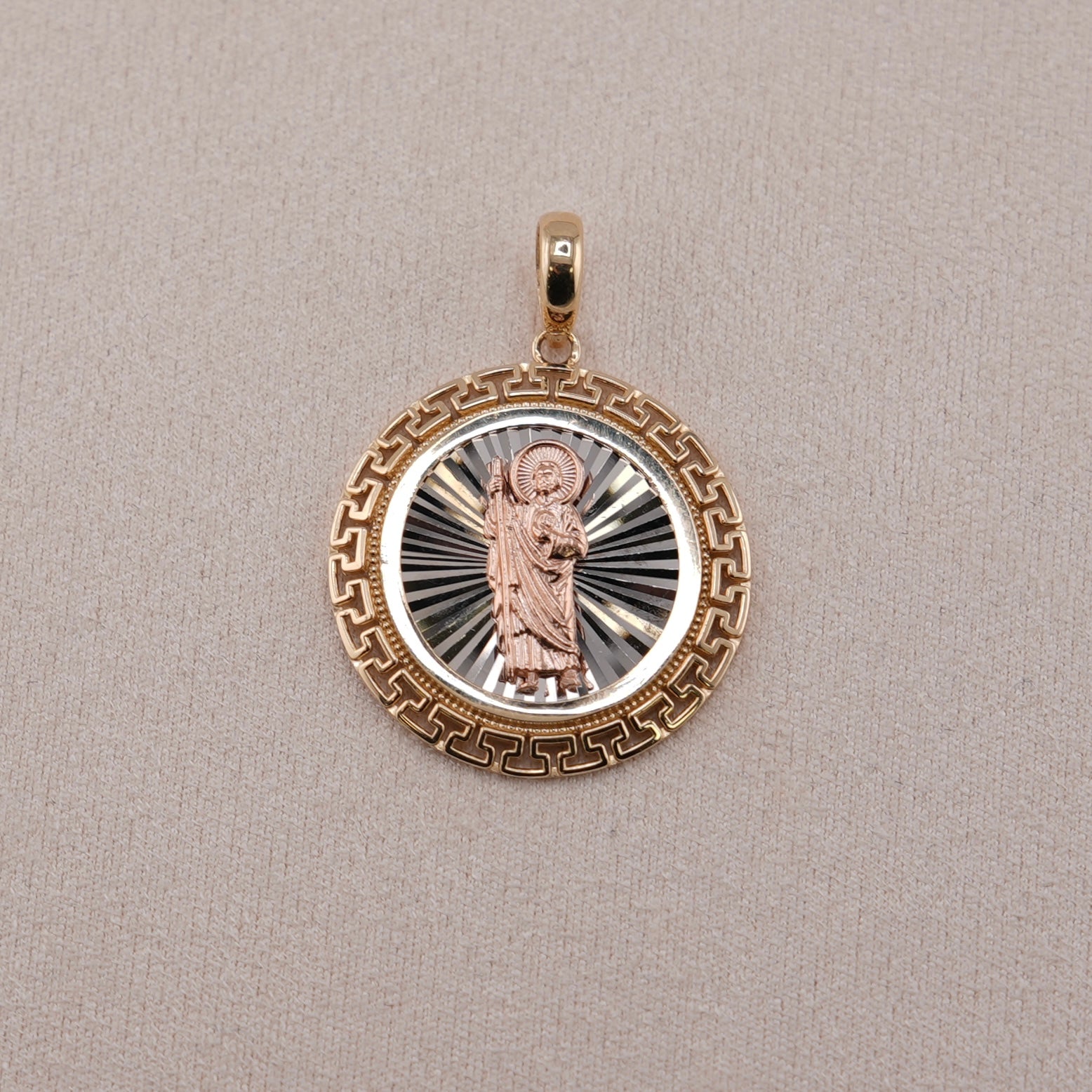 14k Gold San Judas Pendant