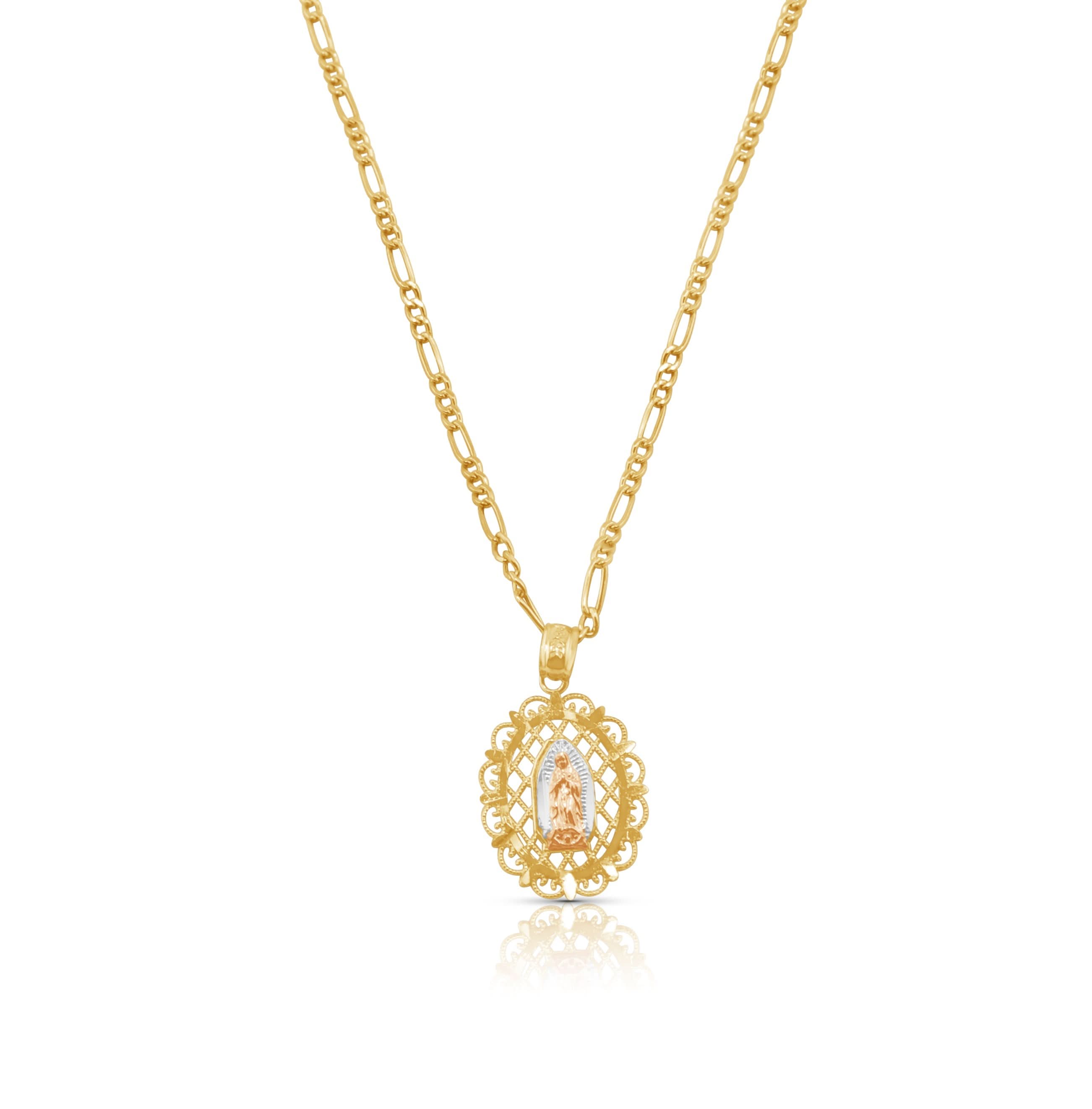 14K Gold Virgencita Chain Set
