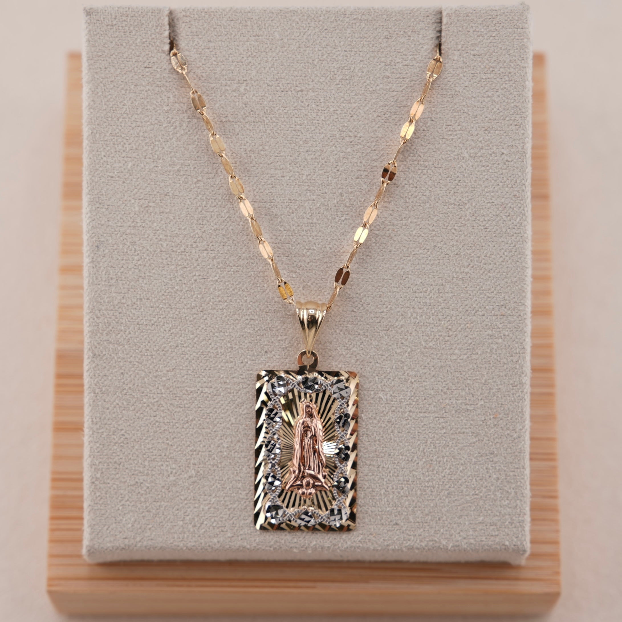 14k Gold Virgencita Chain Set