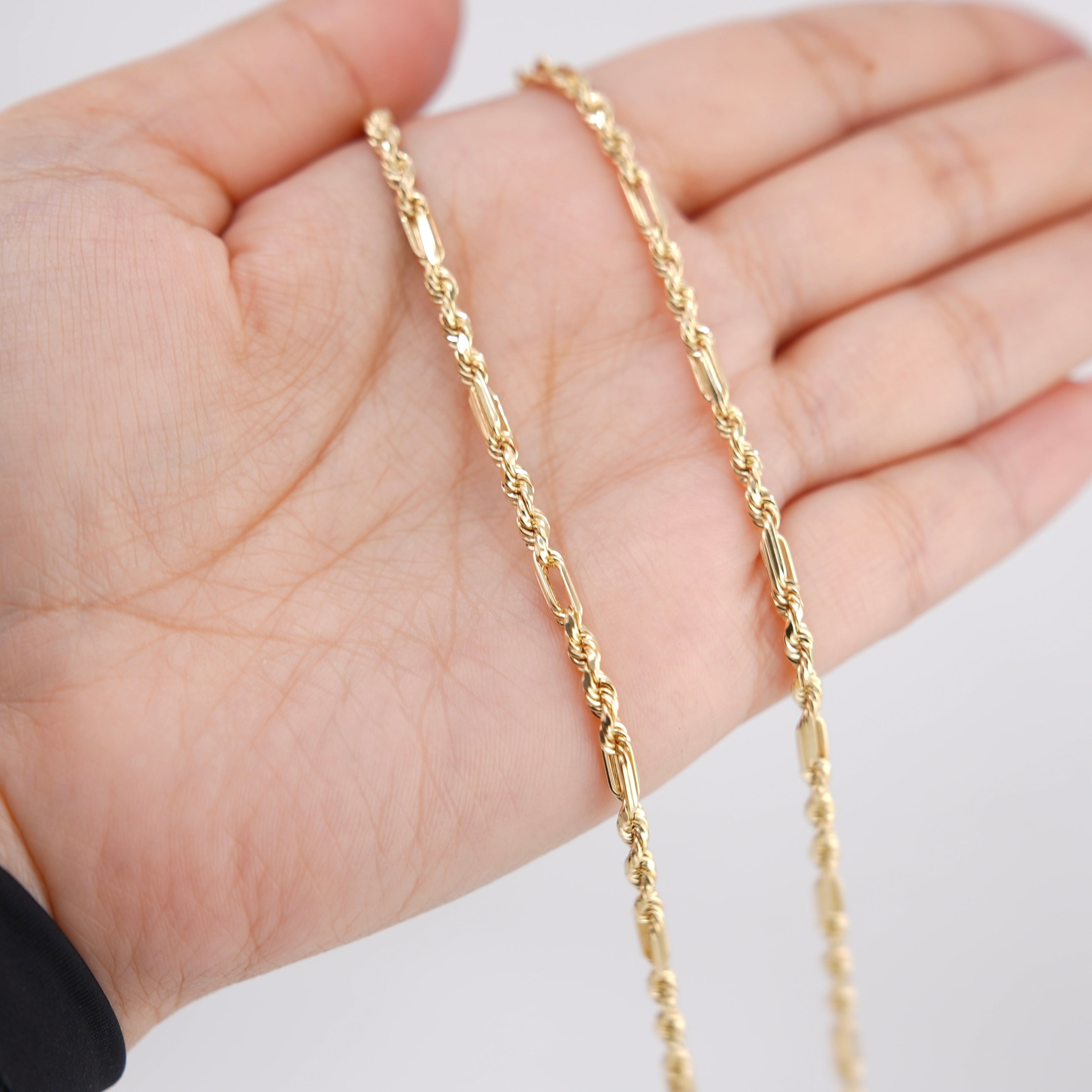14k Gold Hollow Milano Chain 2.8mm
