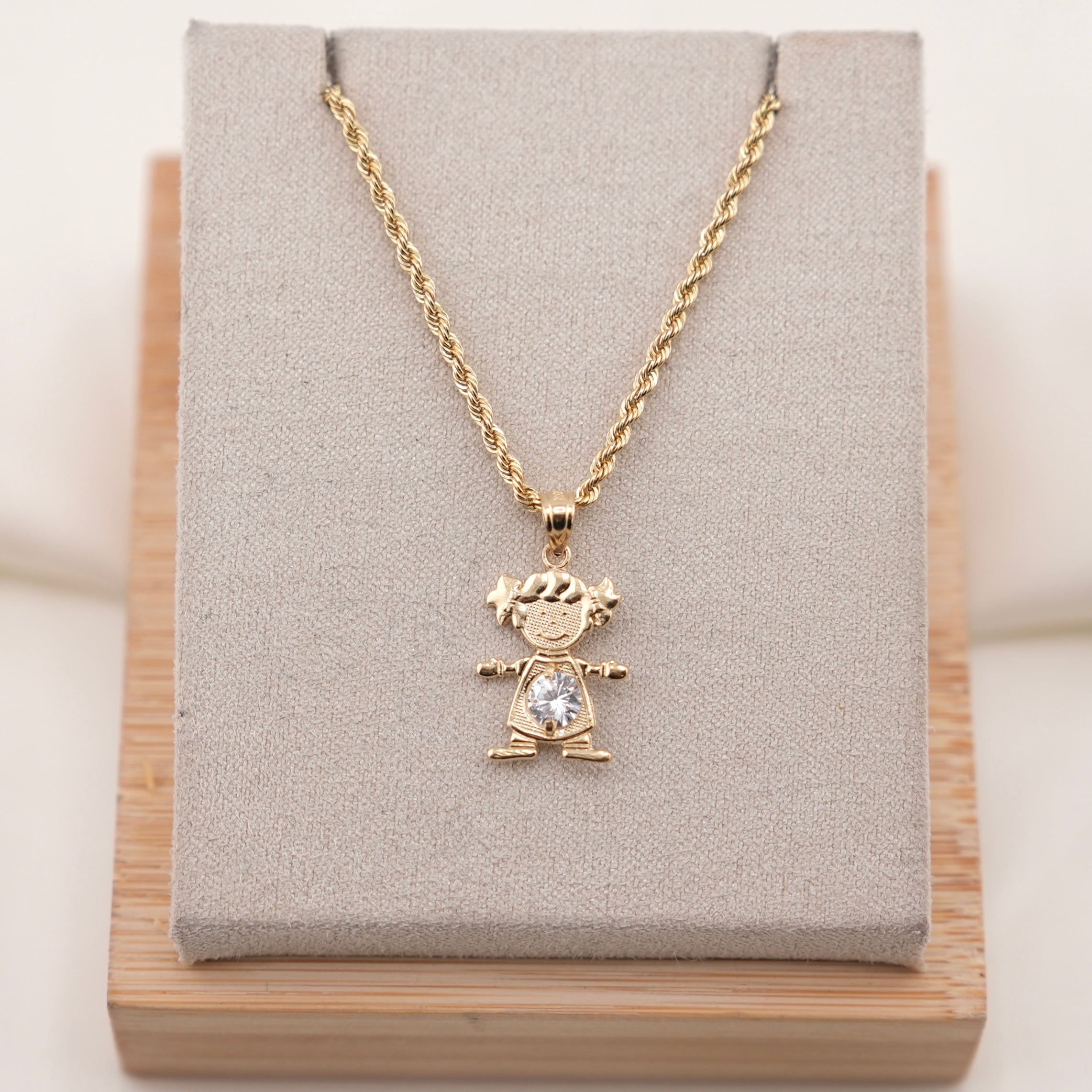 14k Gold Little Girl Chain Set