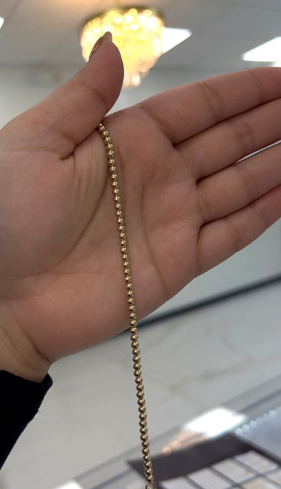 14k Gold Bead Women’s Bracelet