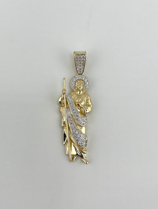 14k Gold San Judas Chain Set P27-05