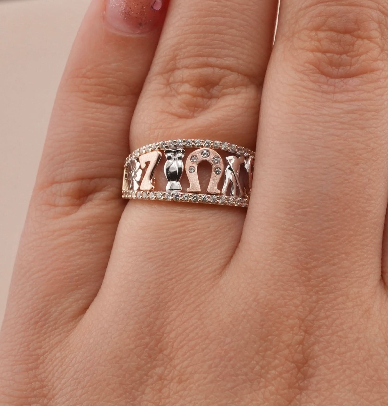 14K Gold Good Luck Women’s Ring