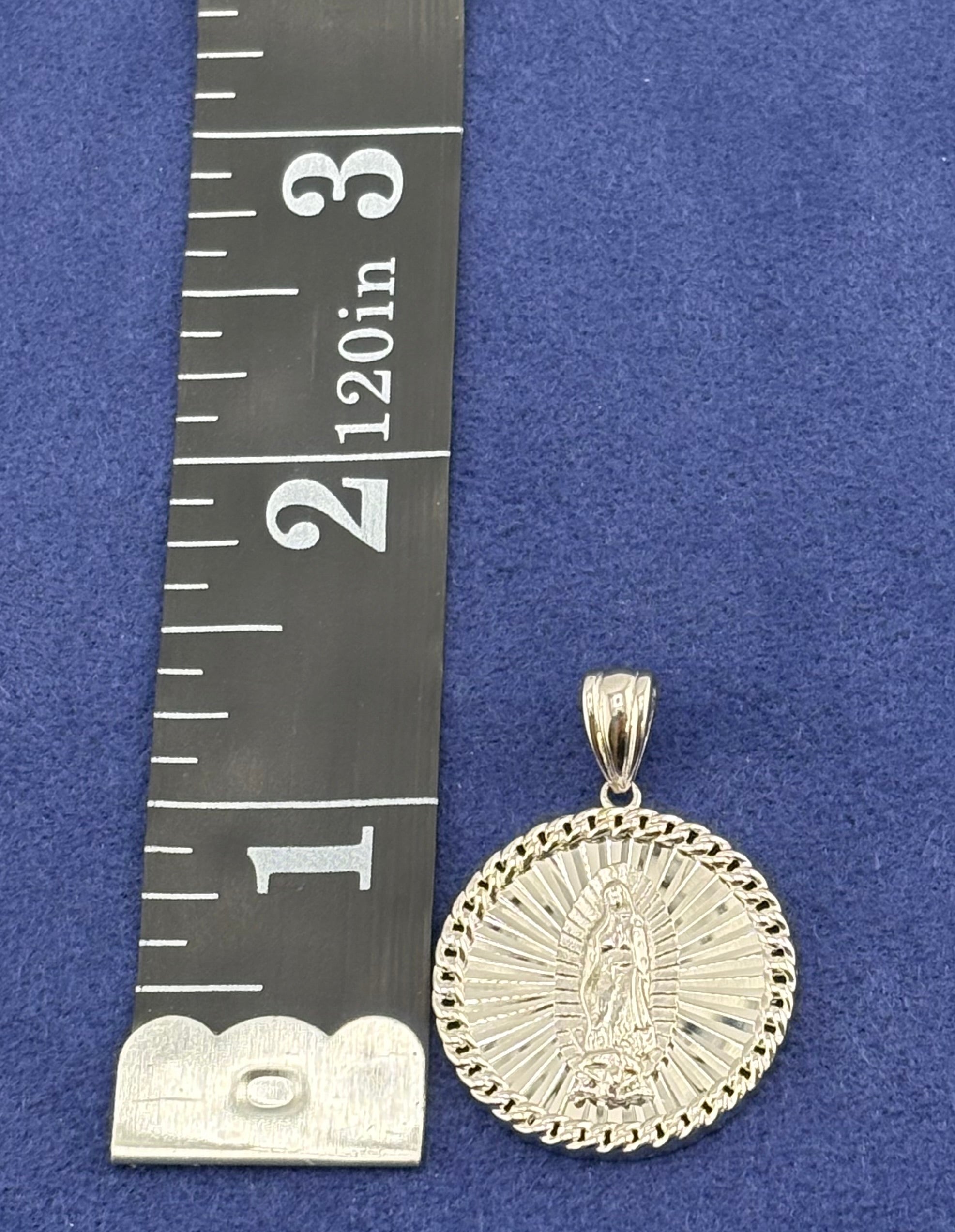 Silver 925 Virgencita Chain Set