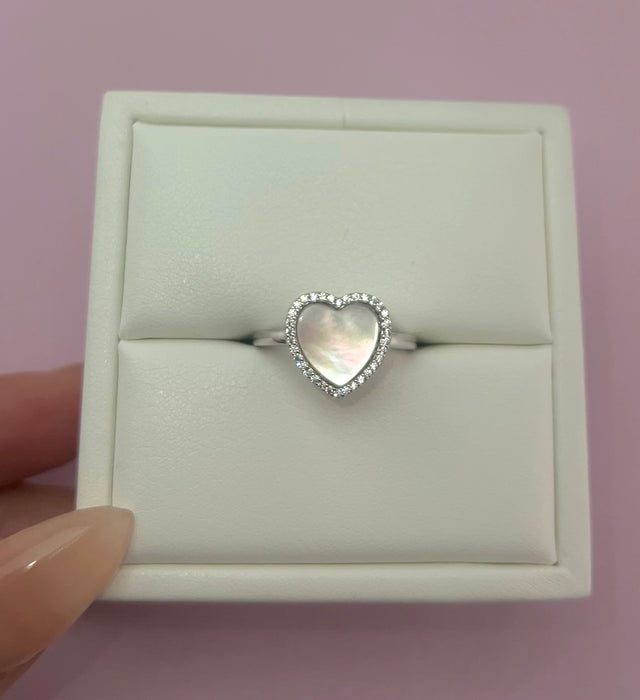 925 Silver Women’s Heart  Ring