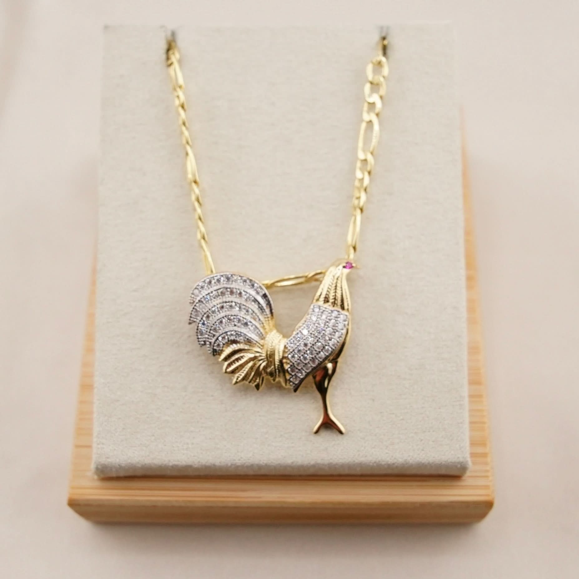 14k Gold Medium Gallo Chain Set
