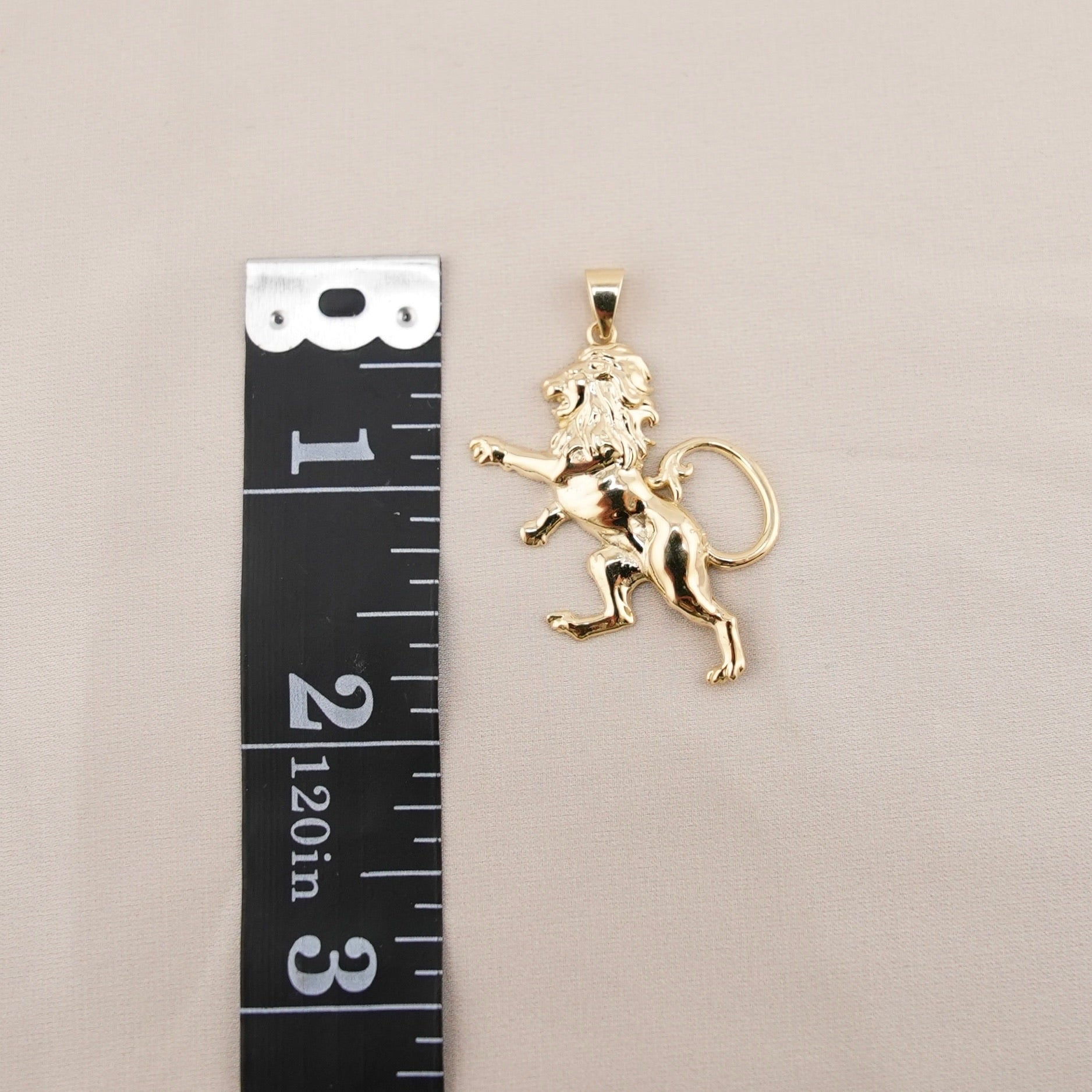 14k Gold Lion Chain Set