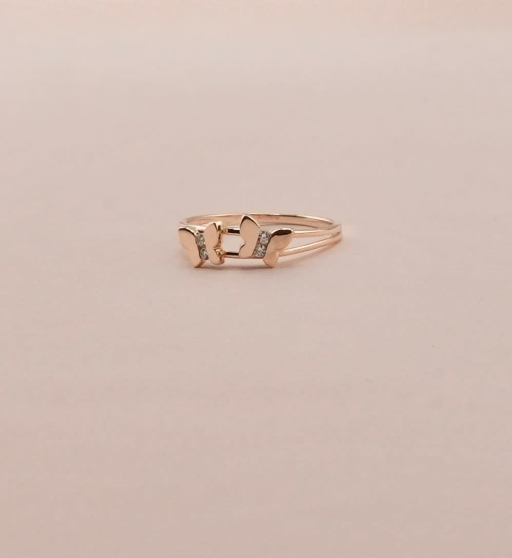 14K Gold Butterfly Women’s Ring