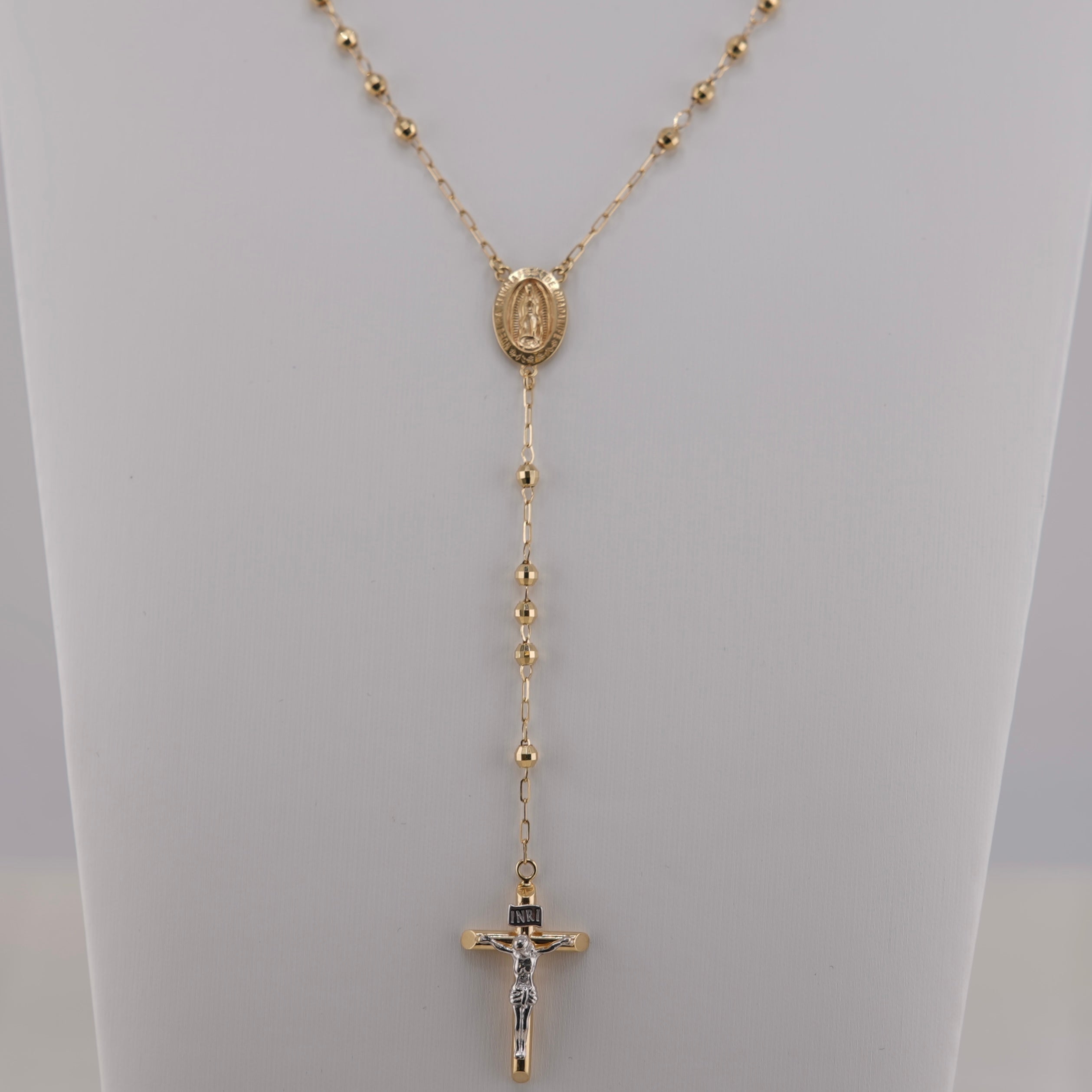 14k Gold Rosary 3mm 26in