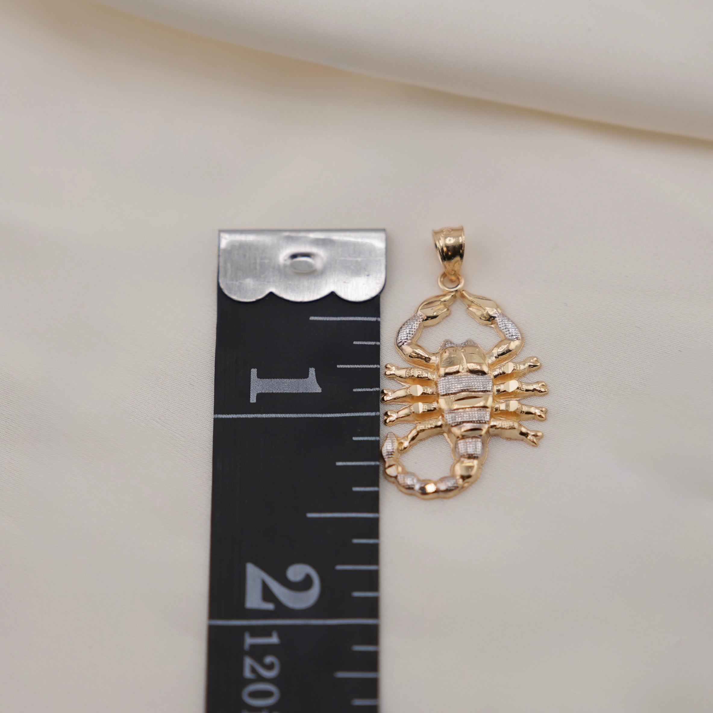 14k Gold Small Scorpion Chain Set