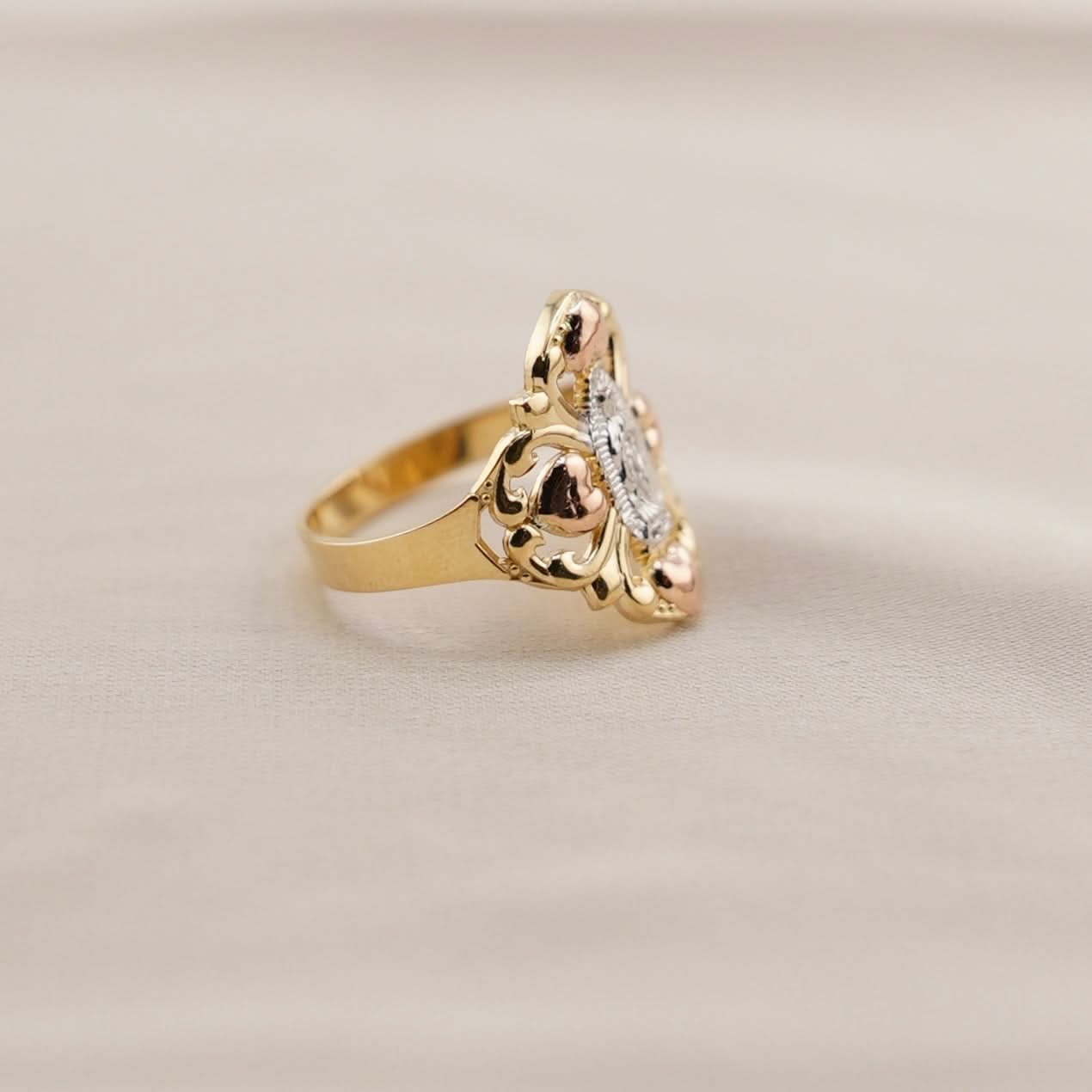 14k Gold Virgencita Ring