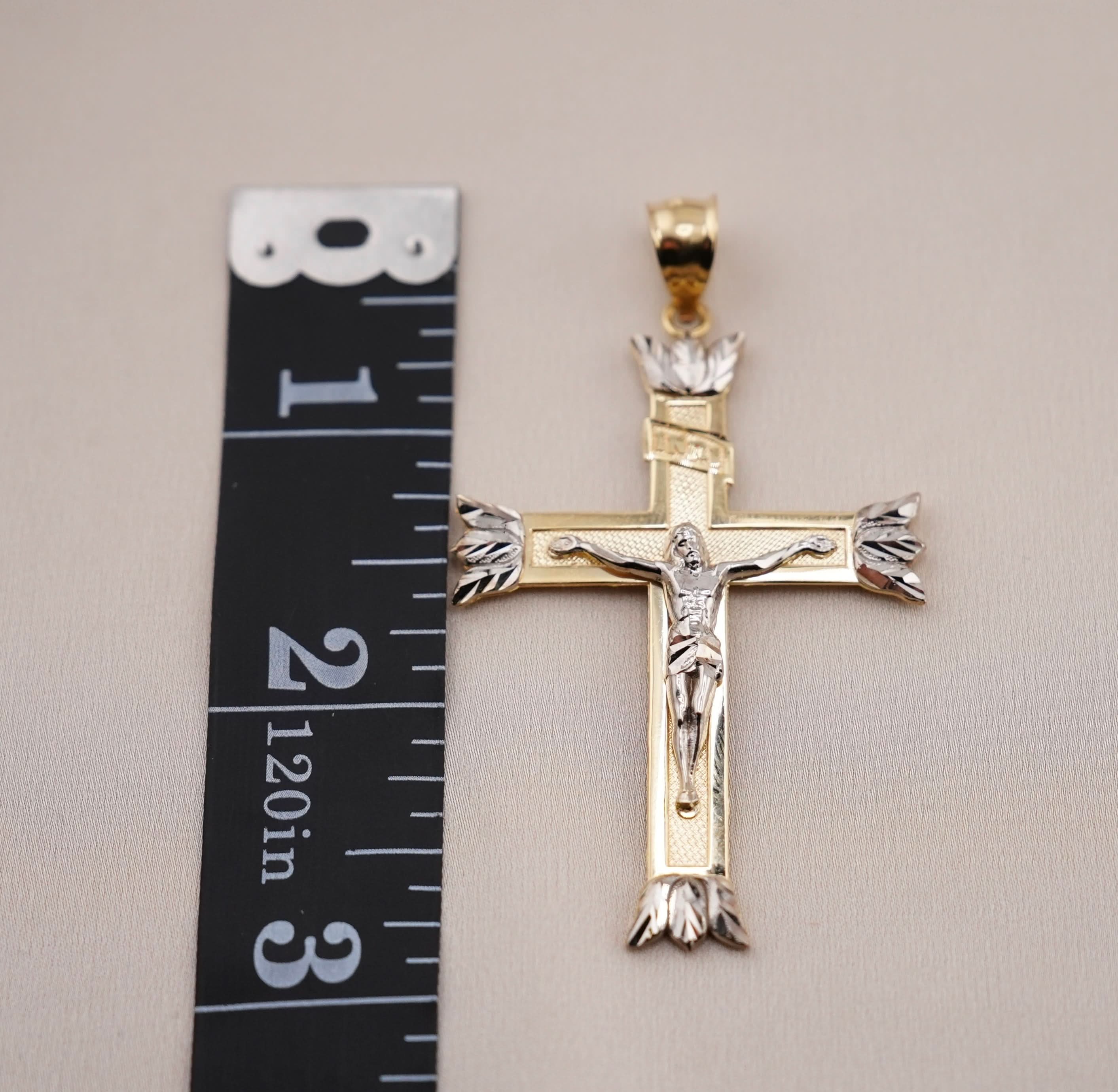 14k Gold Cross Pendant