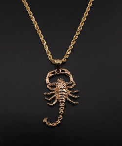 14K Gold Scorpion Chain Set