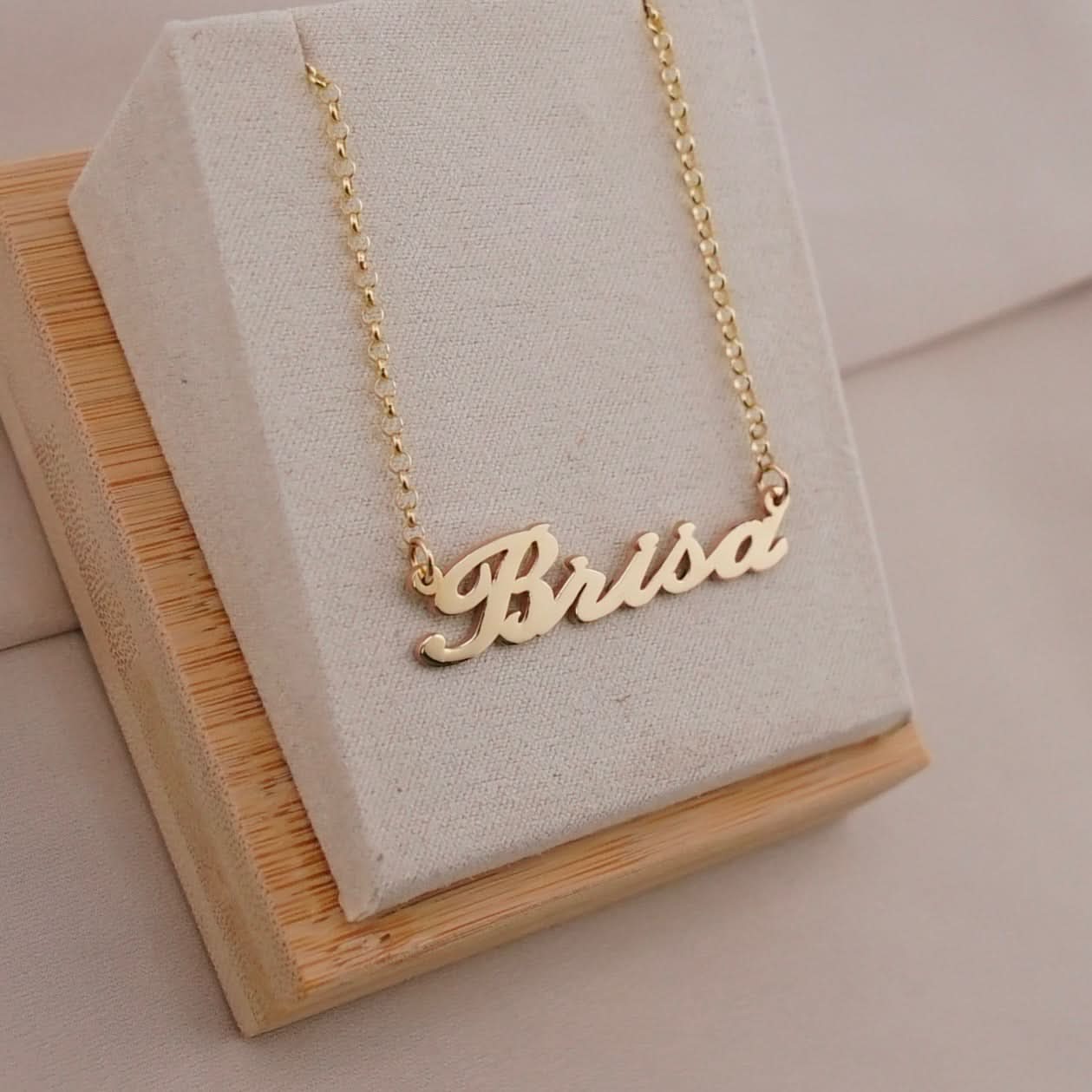 14k Gold Custom Name Necklace