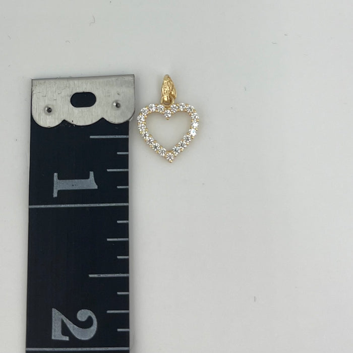 14k Gold Heart Chain Set