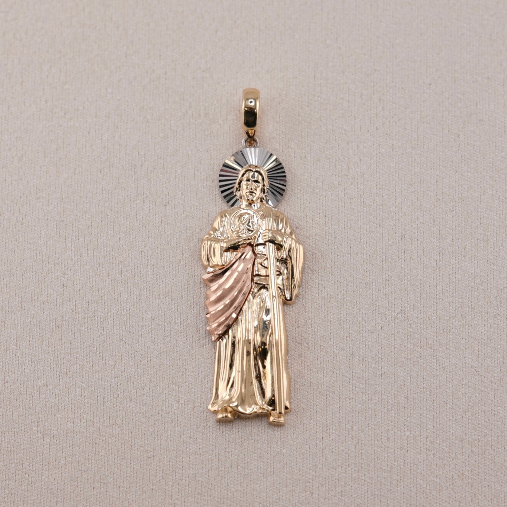 14k Gold Medium San Judas Pendant