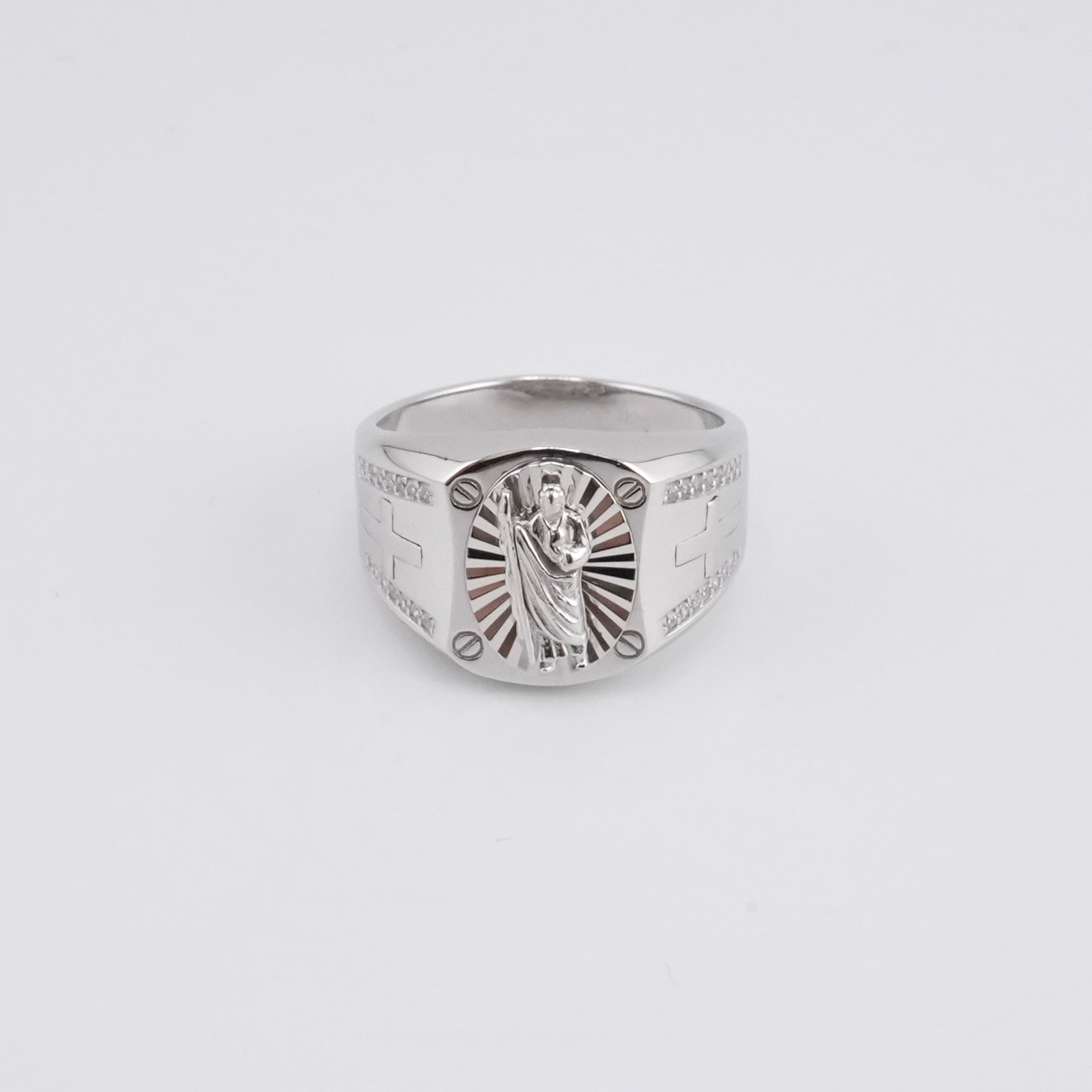 925 Silver San Judas Ring