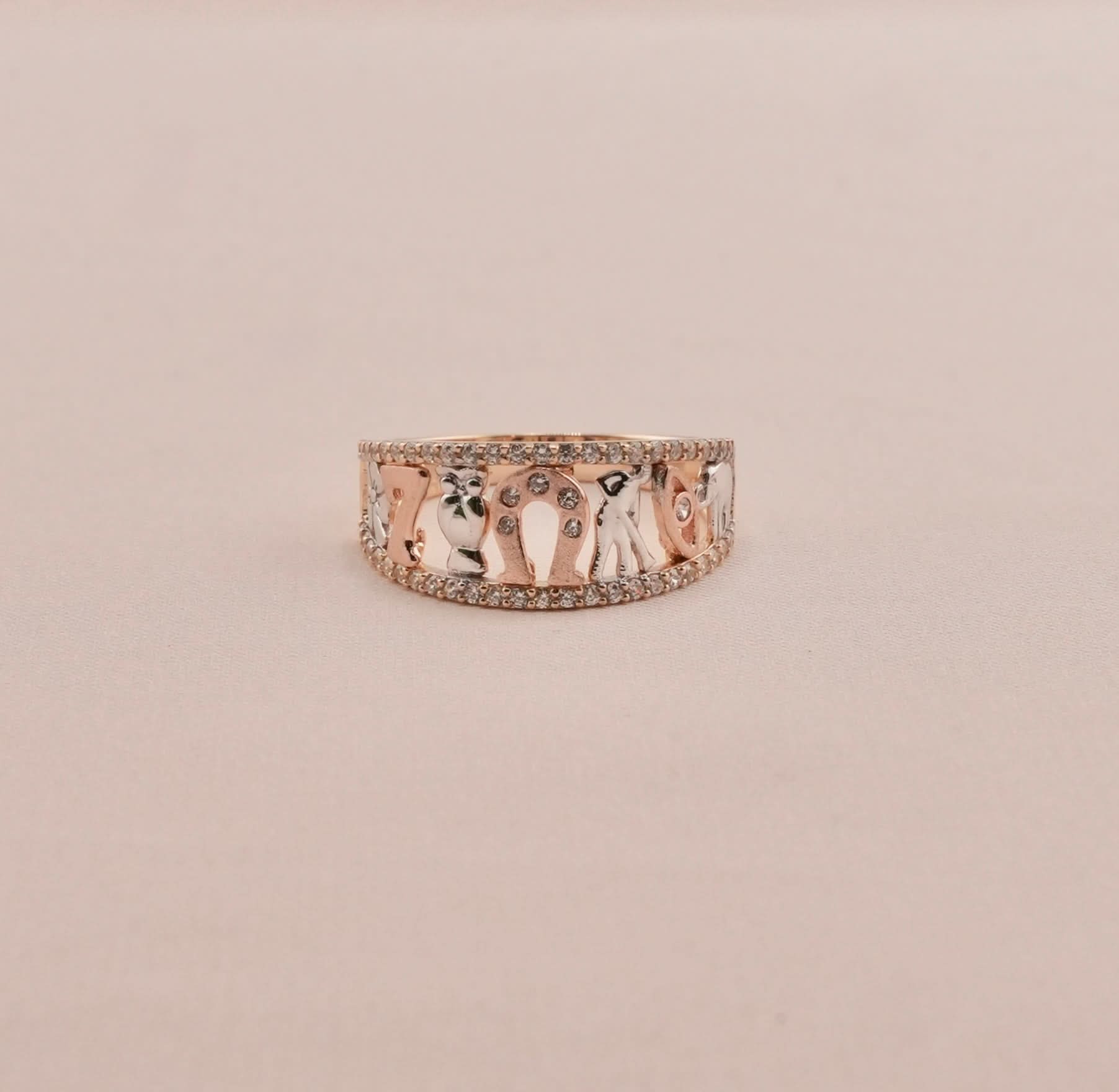 14K Gold Good Luck Women’s Ring