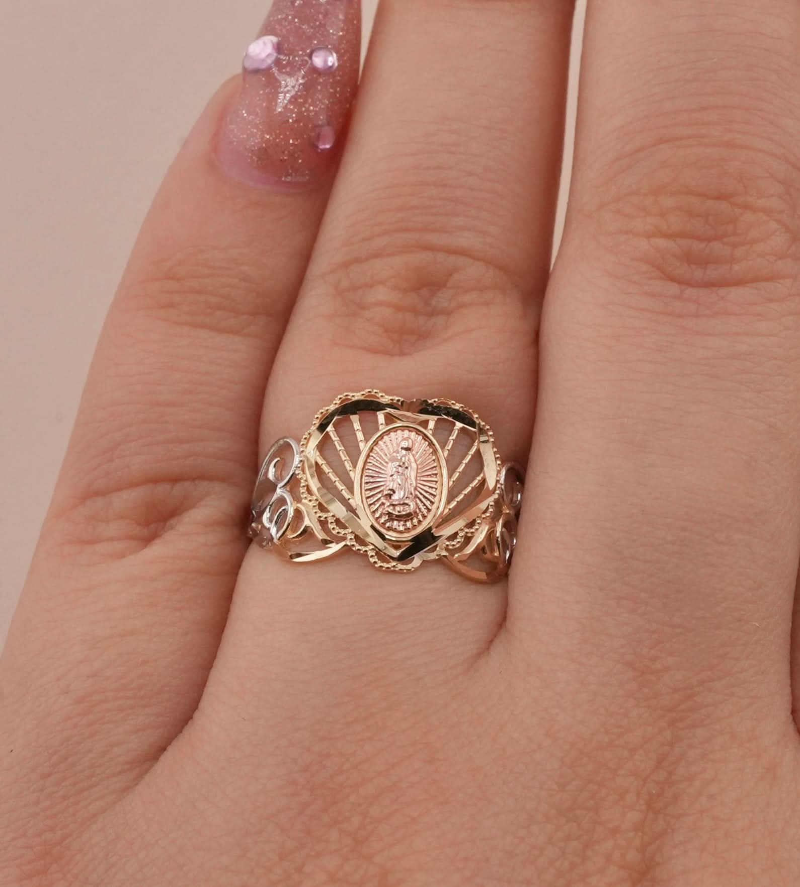 14K Gold Virgencita Women’s Ring