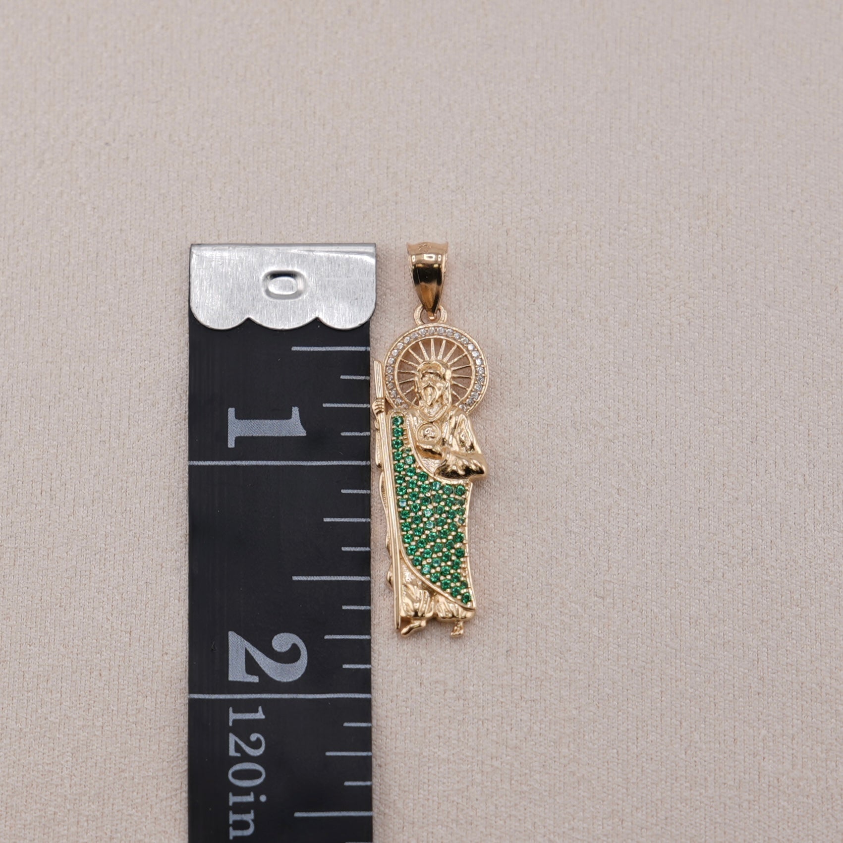 14k Gold San Judas Pendant