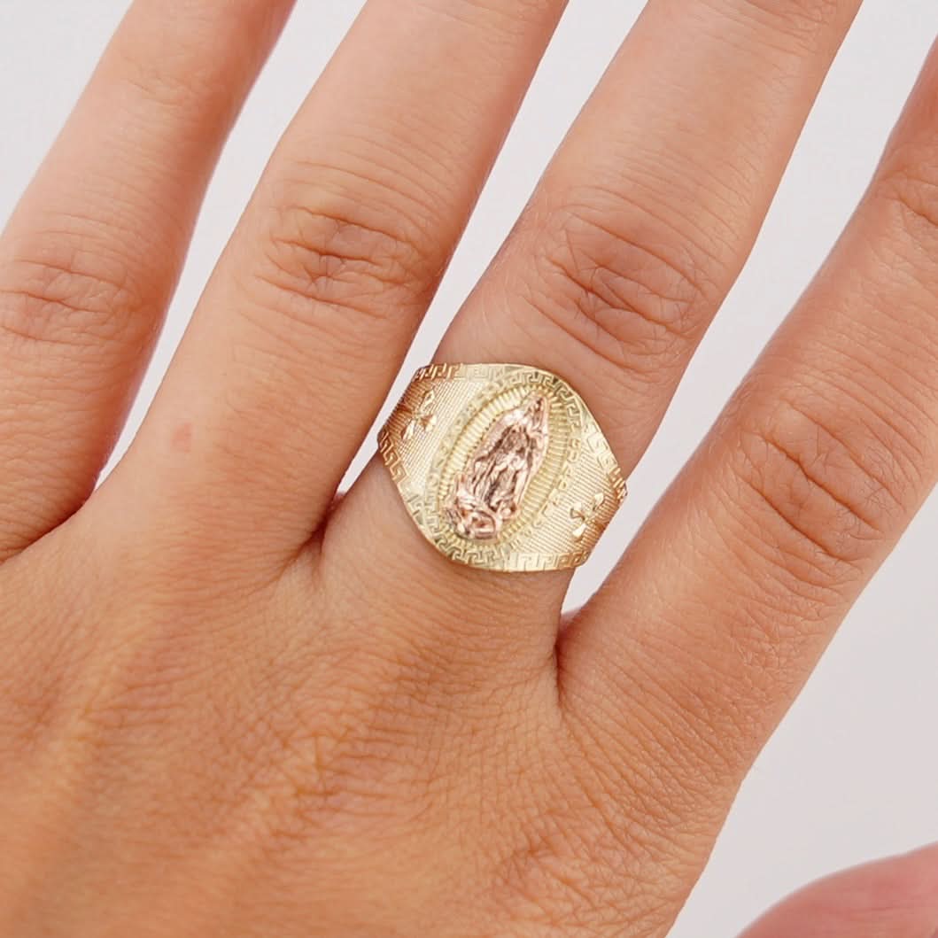 14k Gold Virgencita Ring