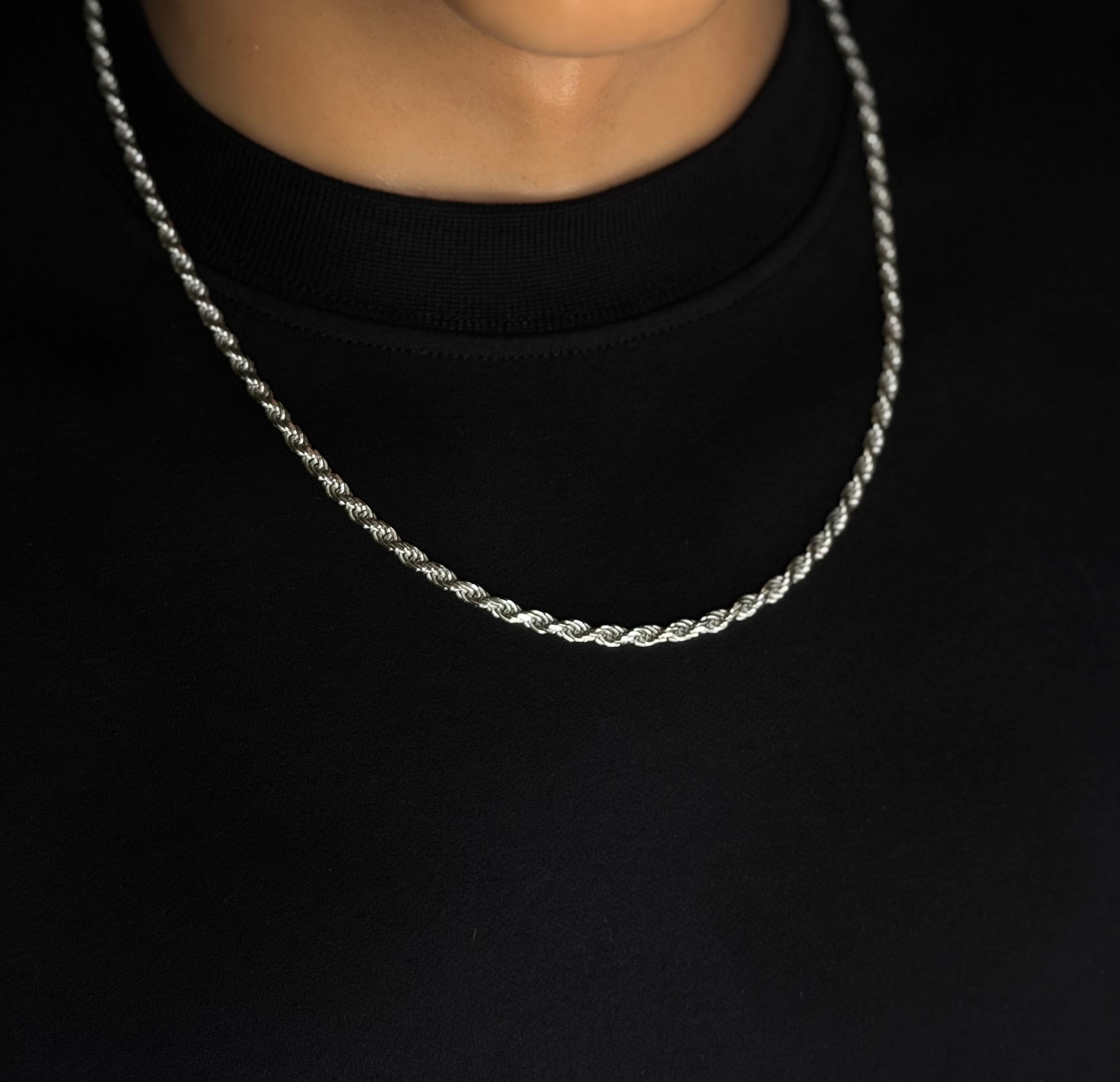 Silver 925 Rope Chain 3.8mm