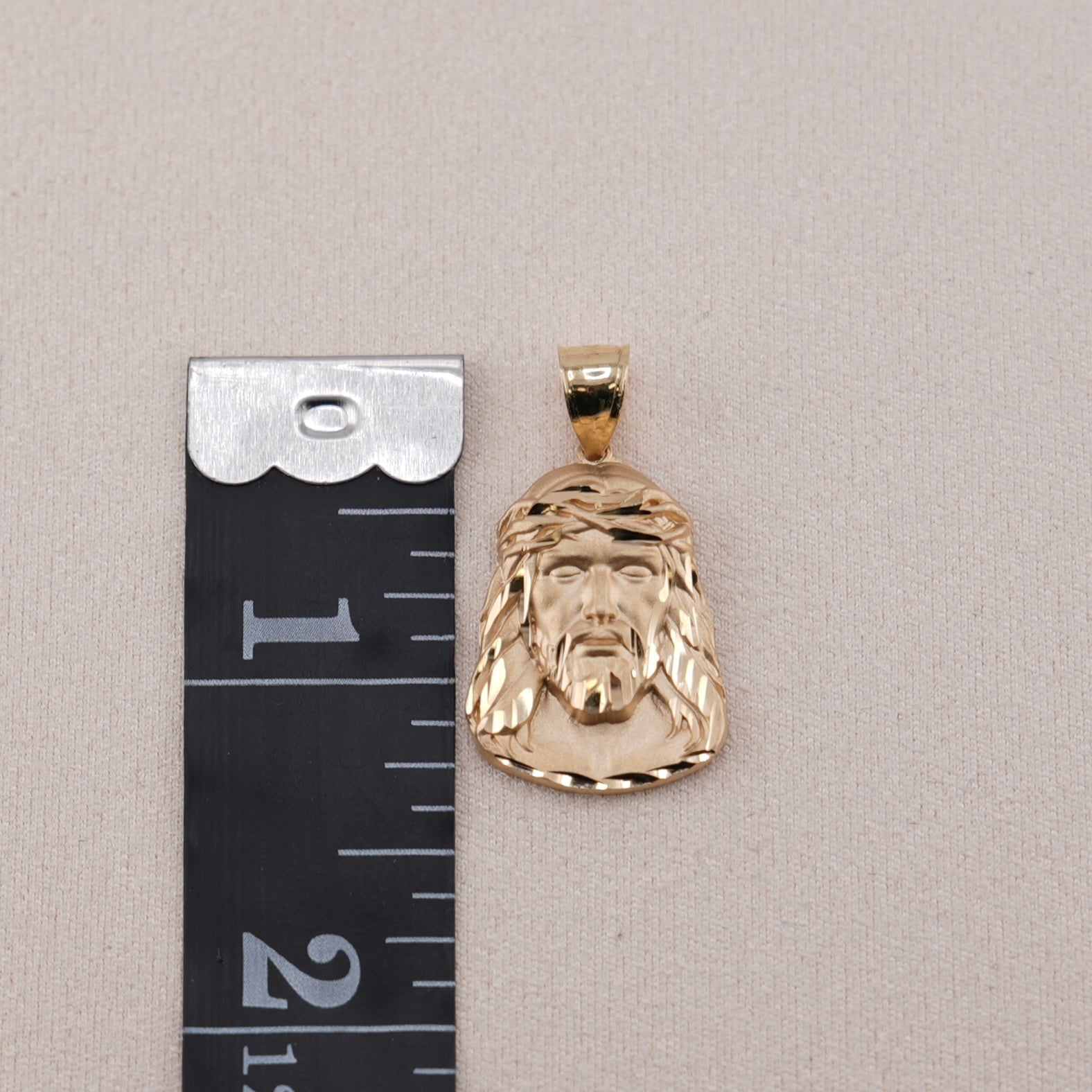 14k Gold Small Jesus Pendant